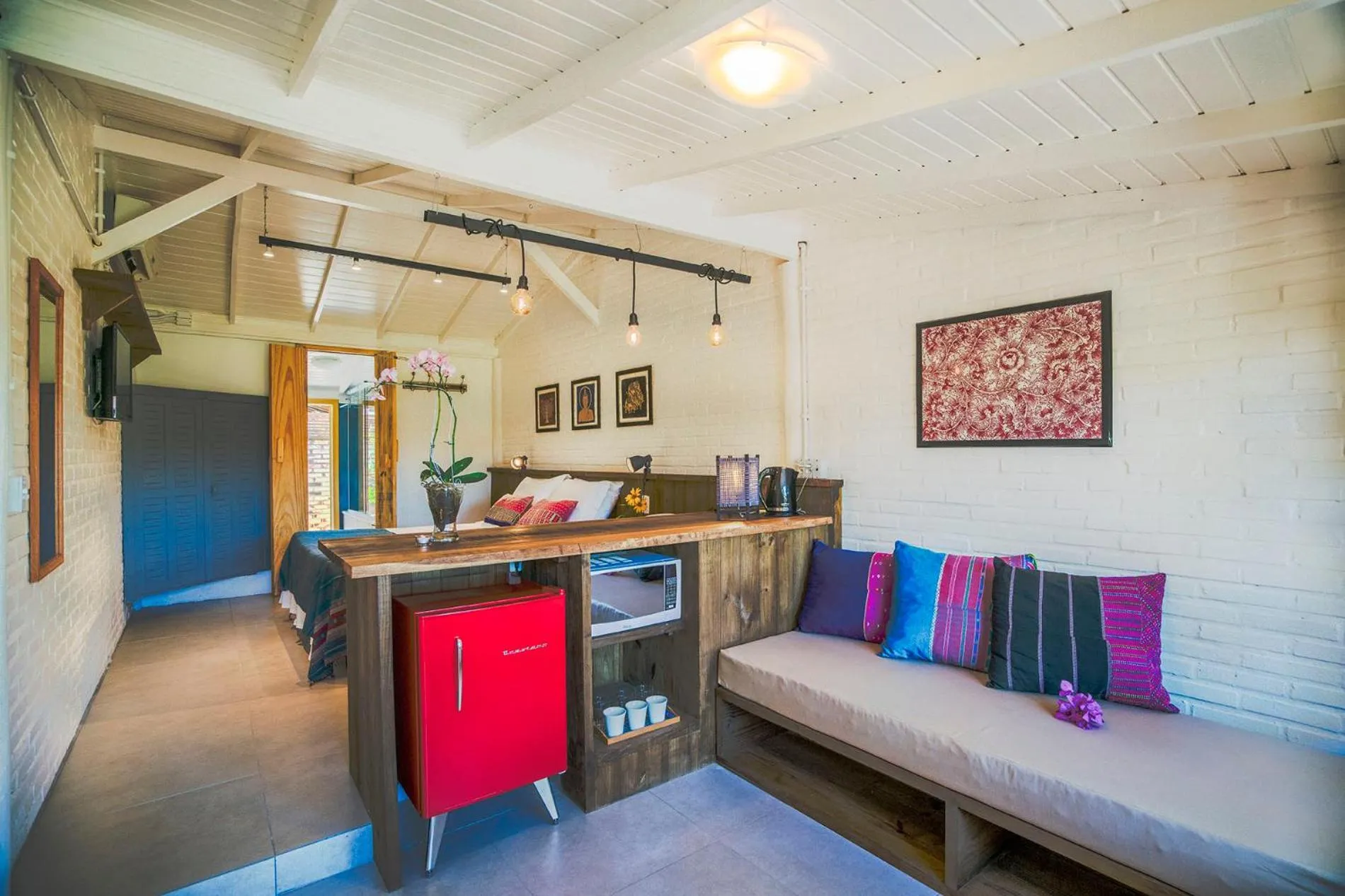 Living room in Pousada Mevlana Garden