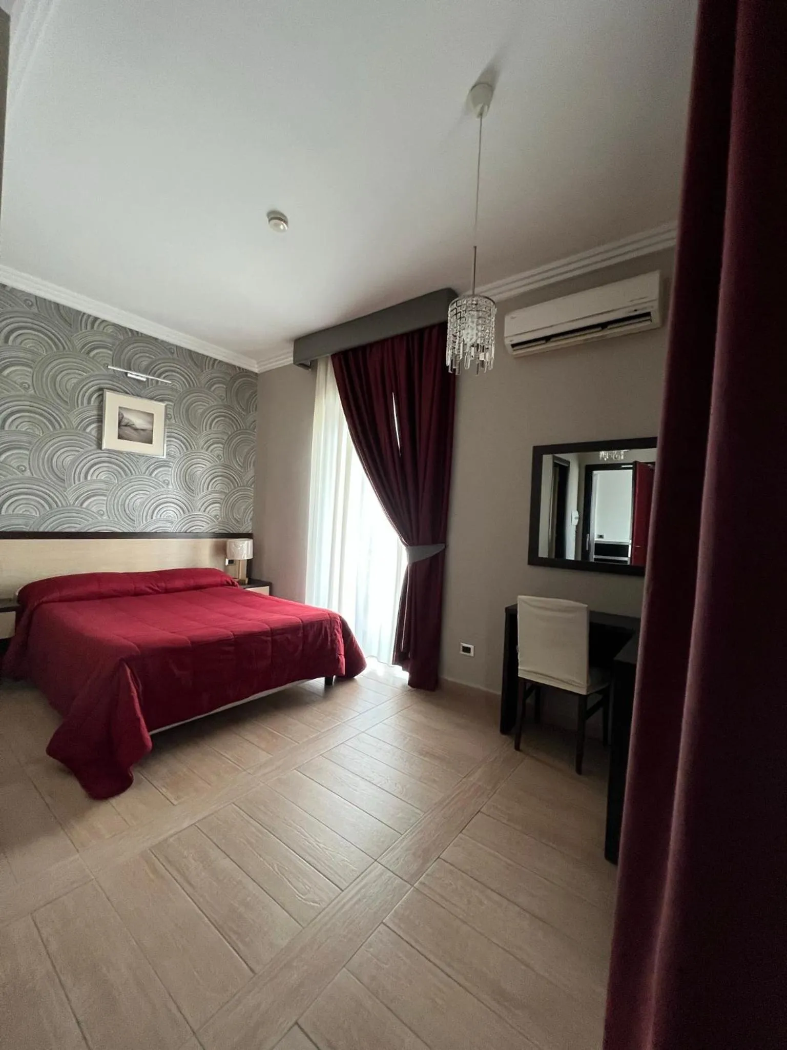 Bed in Hotel Hermitage