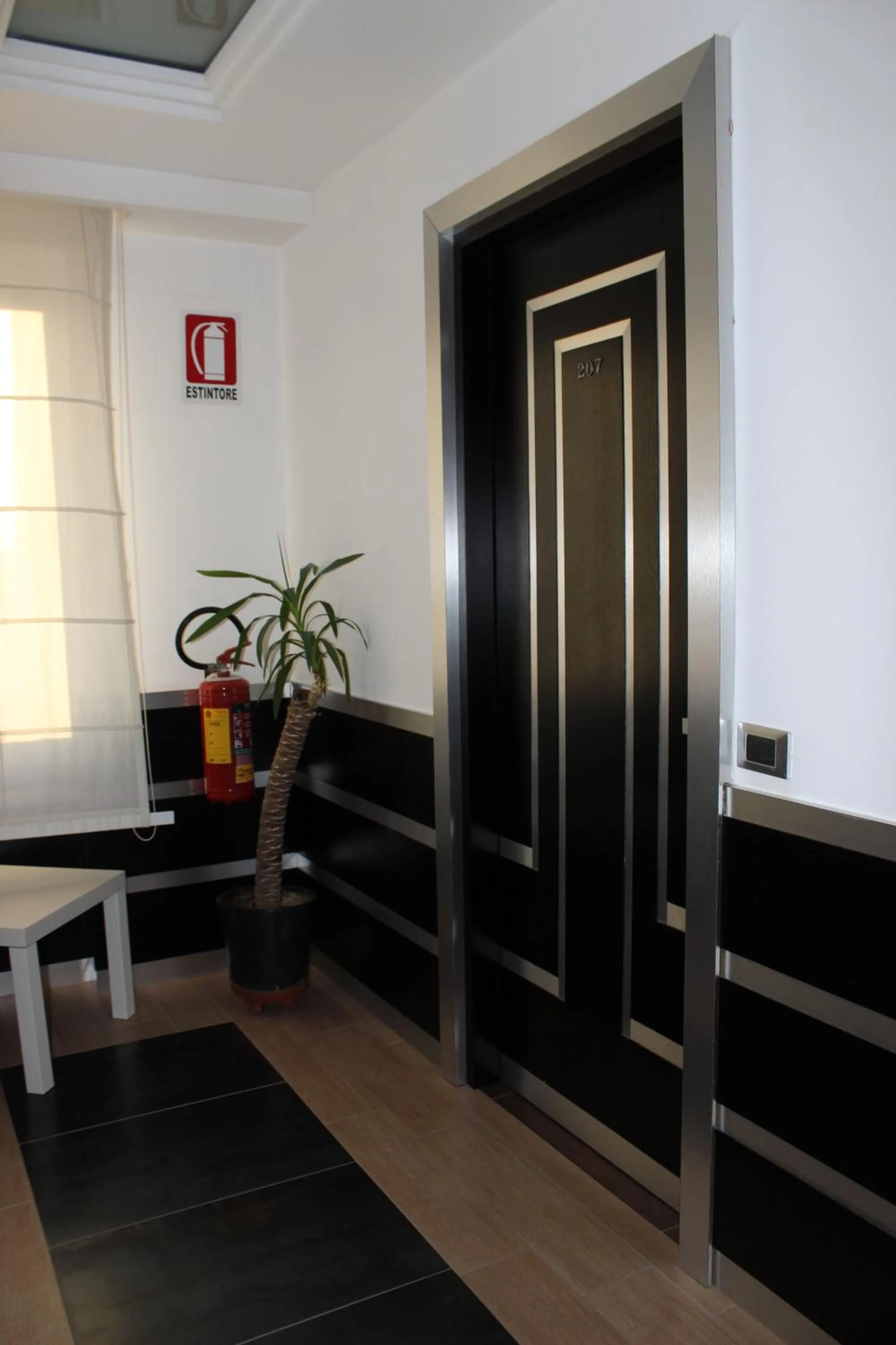 Patio in Hotel Hermitage