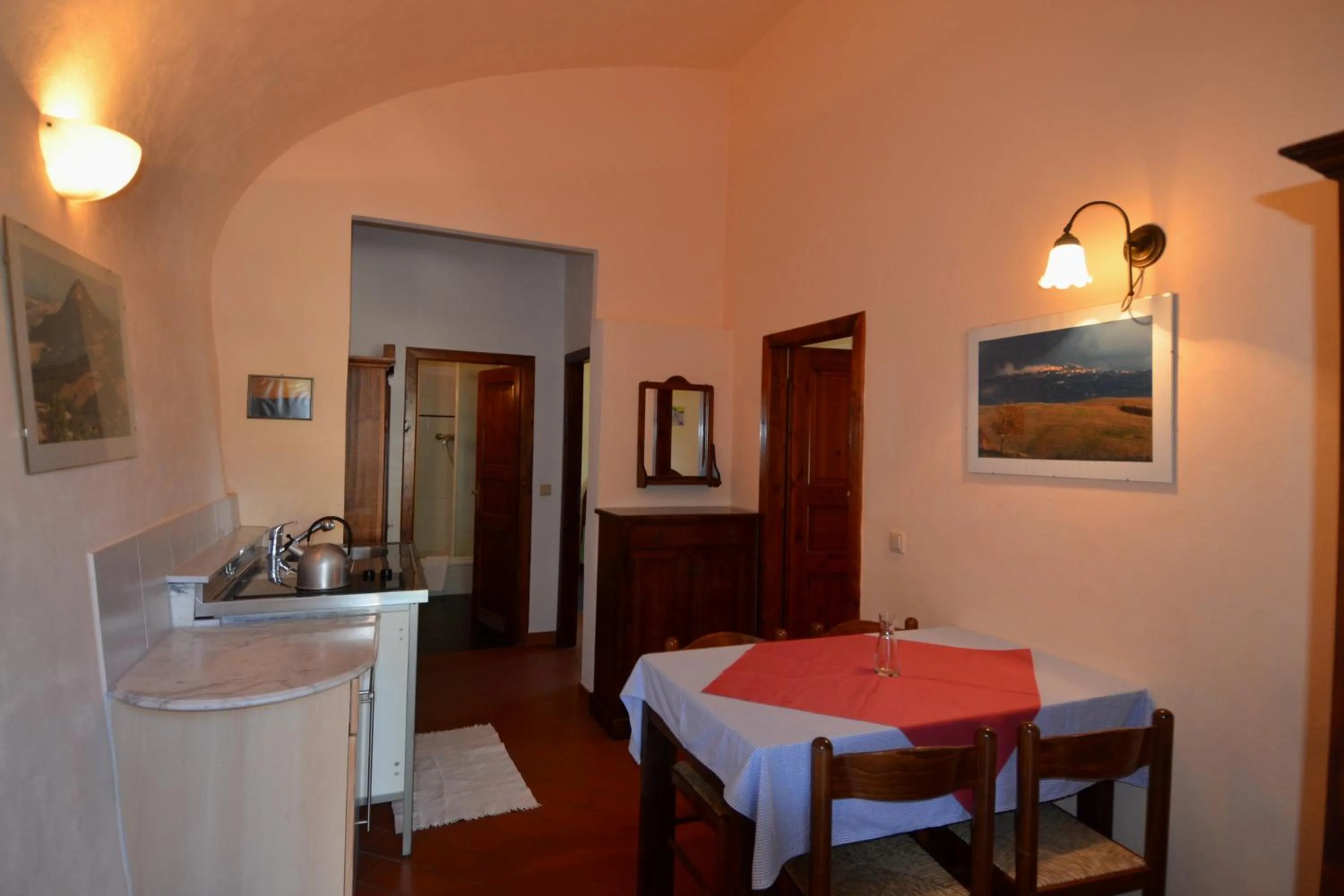 Kitchen or kitchenette in Villa Palagione Centro Interculturale