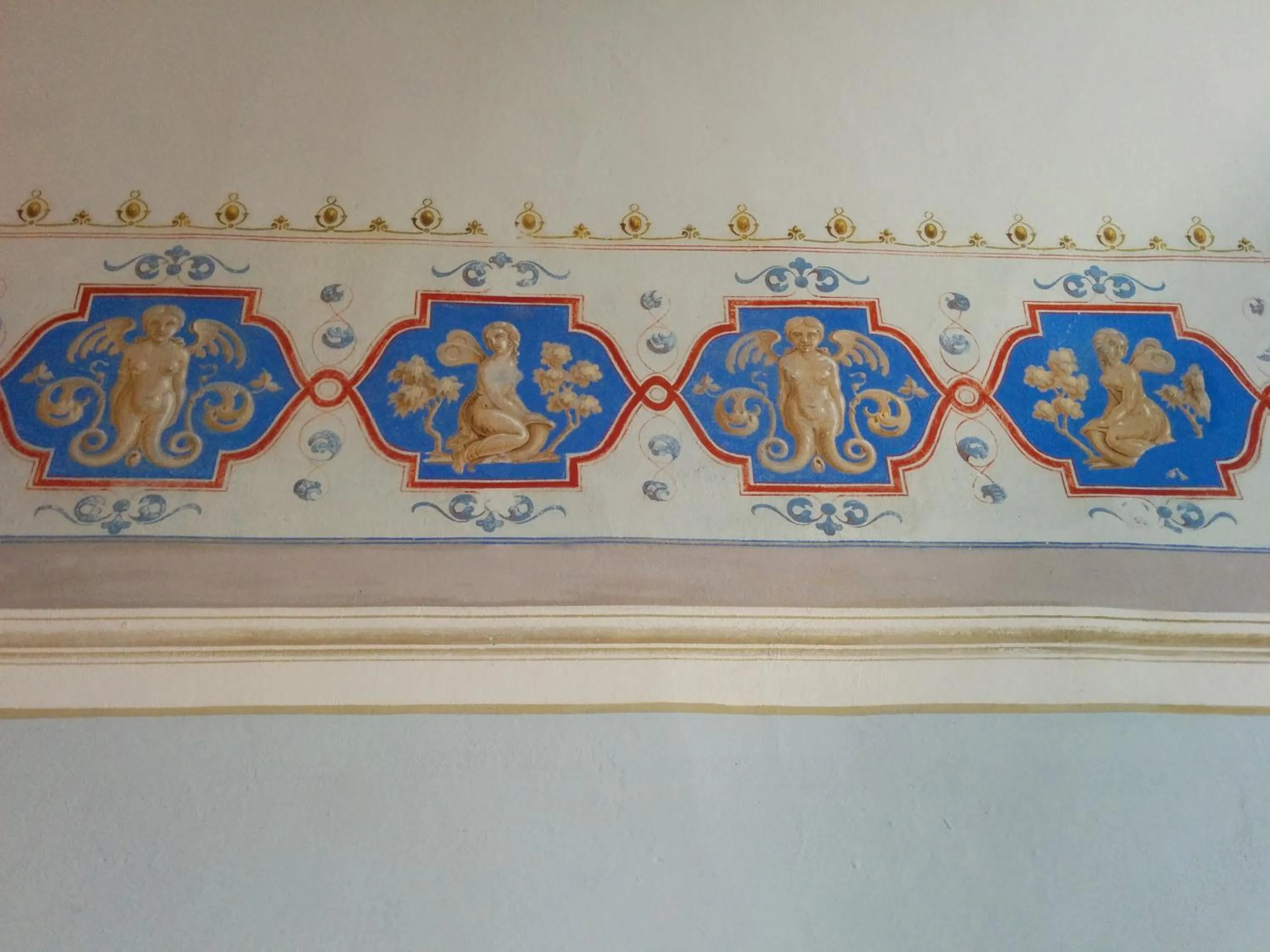 Decorative detail in Villa Palagione Centro Interculturale