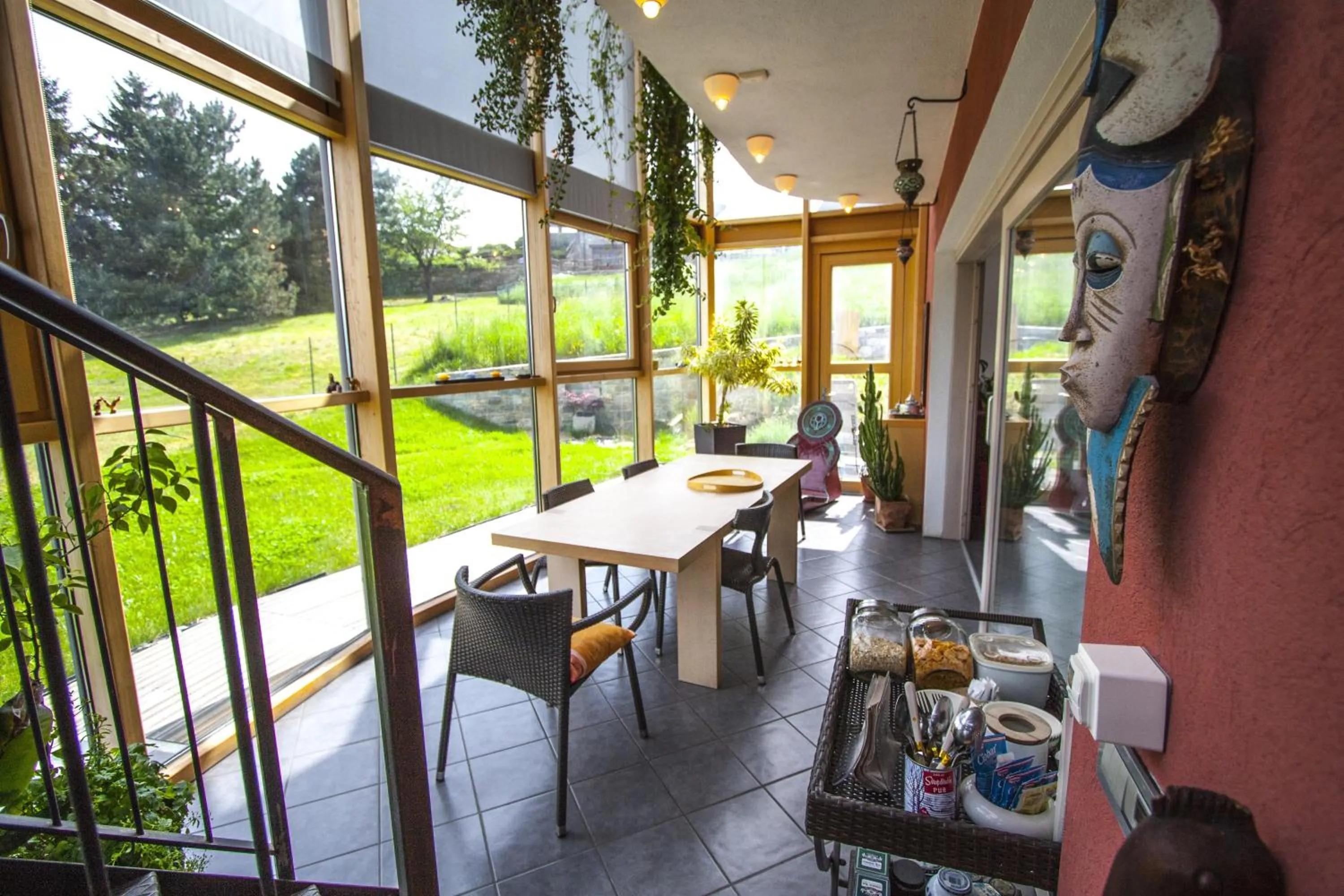 Dining area in B&B Ambrosia