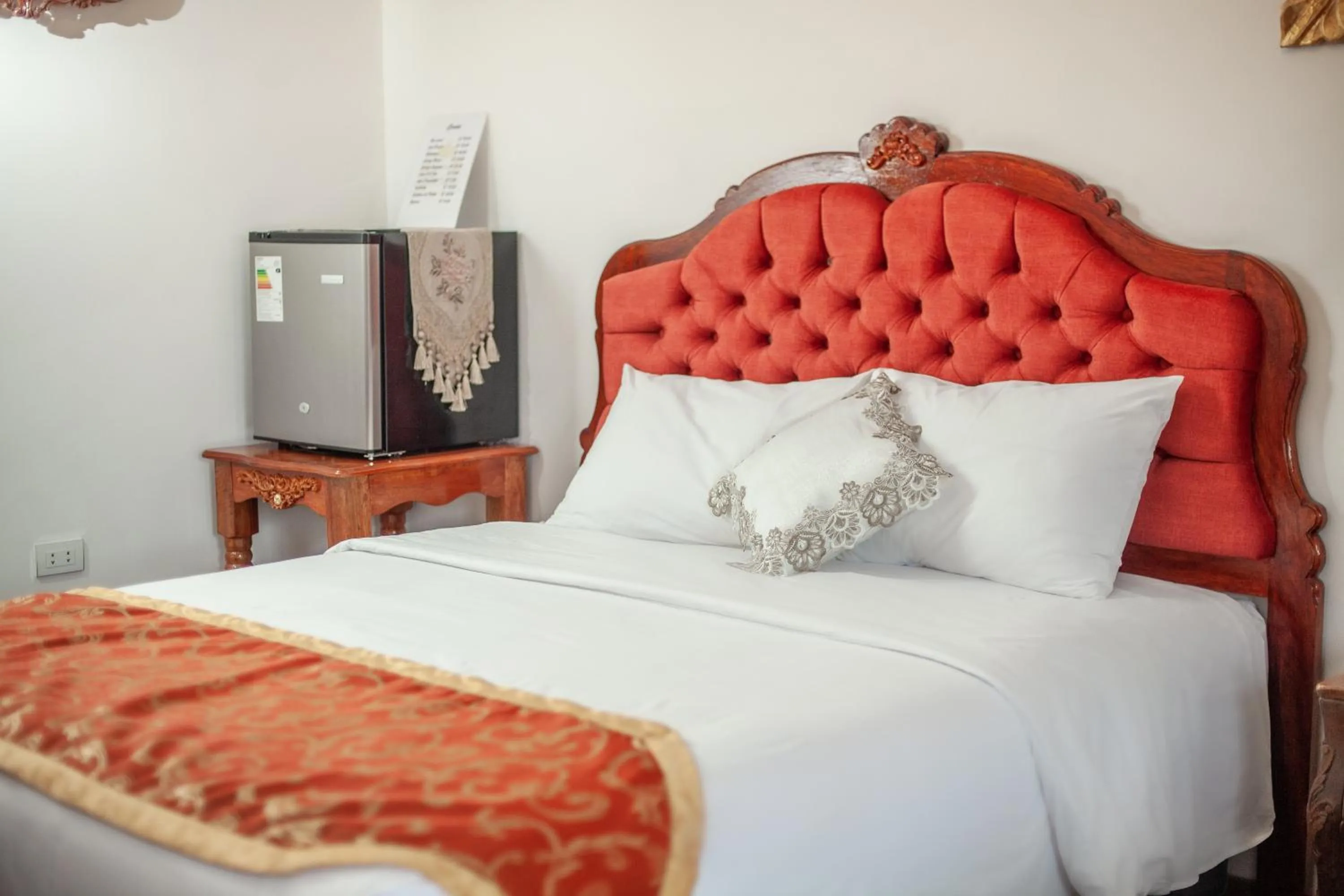Bed in Casona Corrales Hotel Boutique