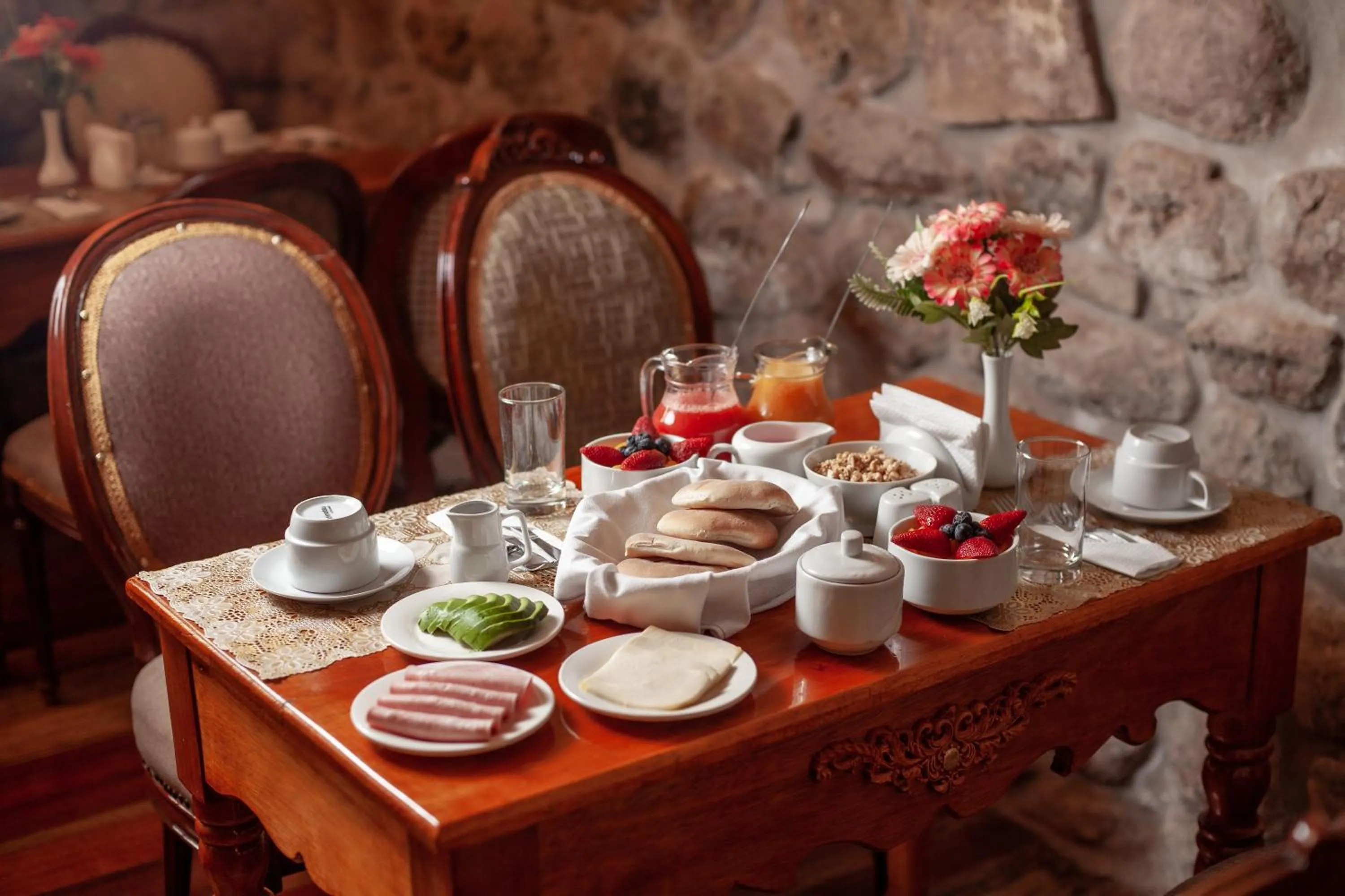 Breakfast in Casona Corrales Hotel Boutique