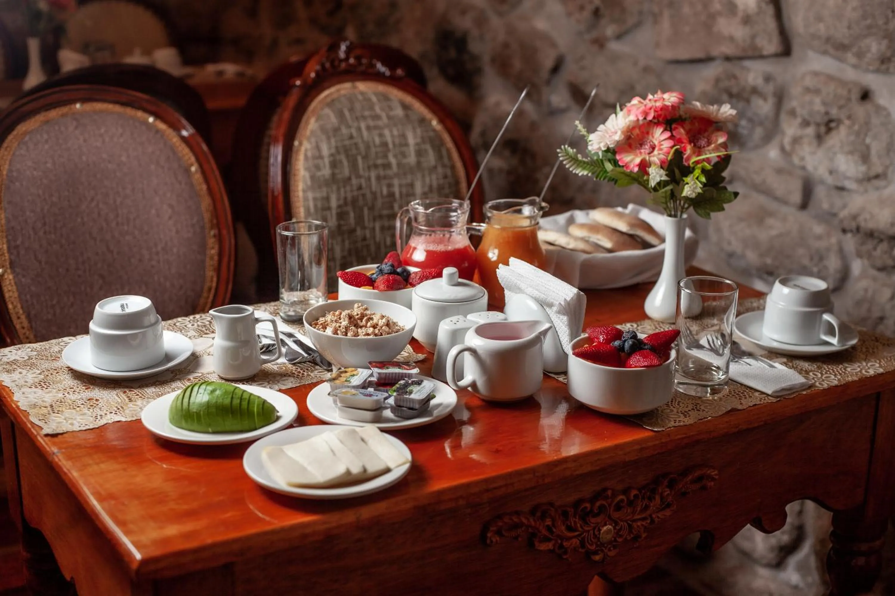 Breakfast in Casona Corrales Hotel Boutique