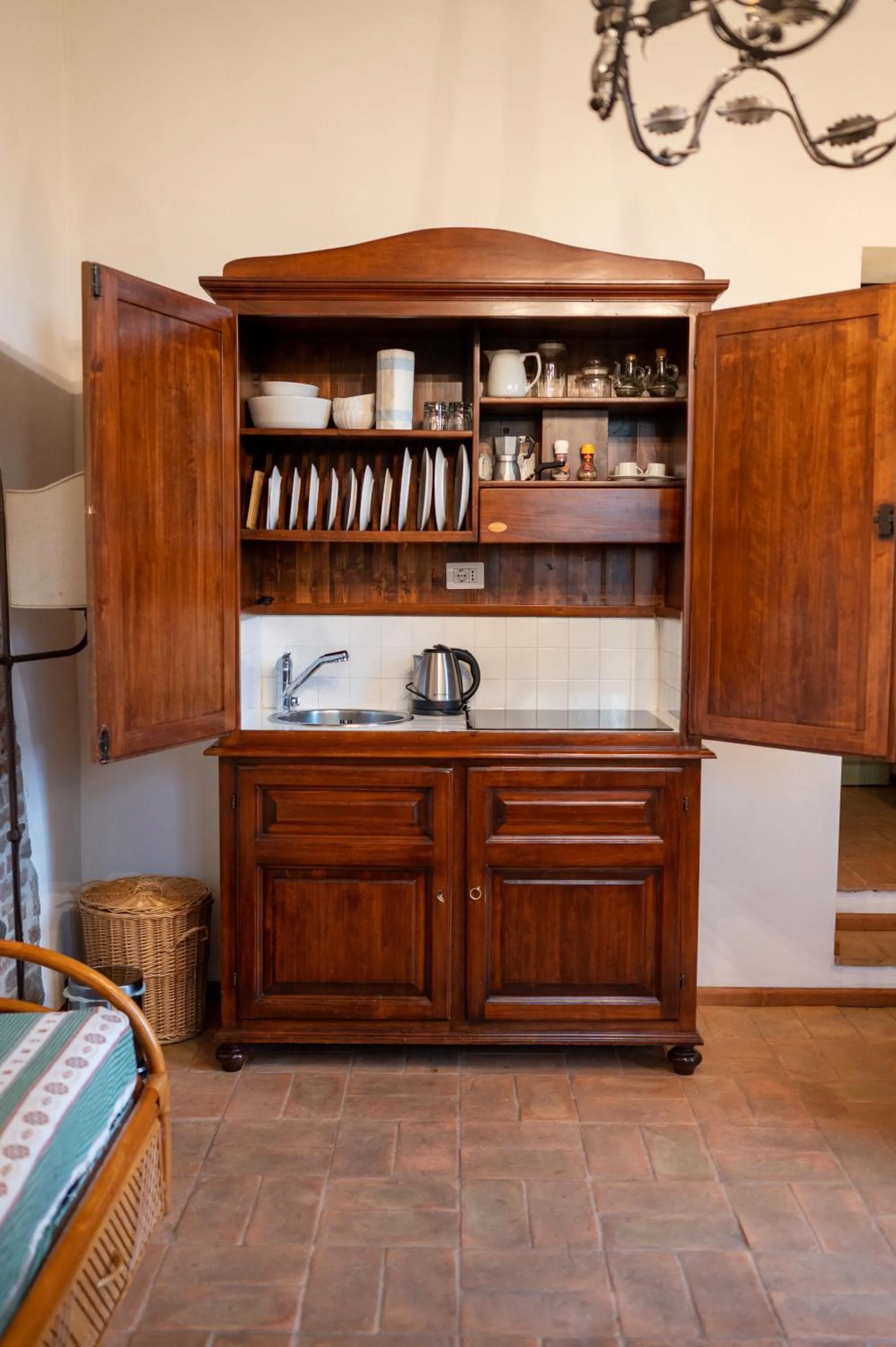 Kitchen or kitchenette in Agriturismo San Gallo