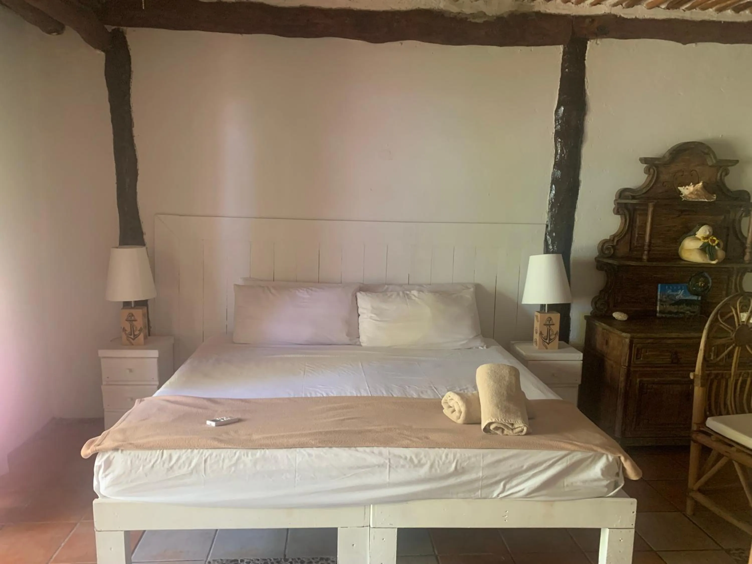 Bed in Casa CARIBE Cancun