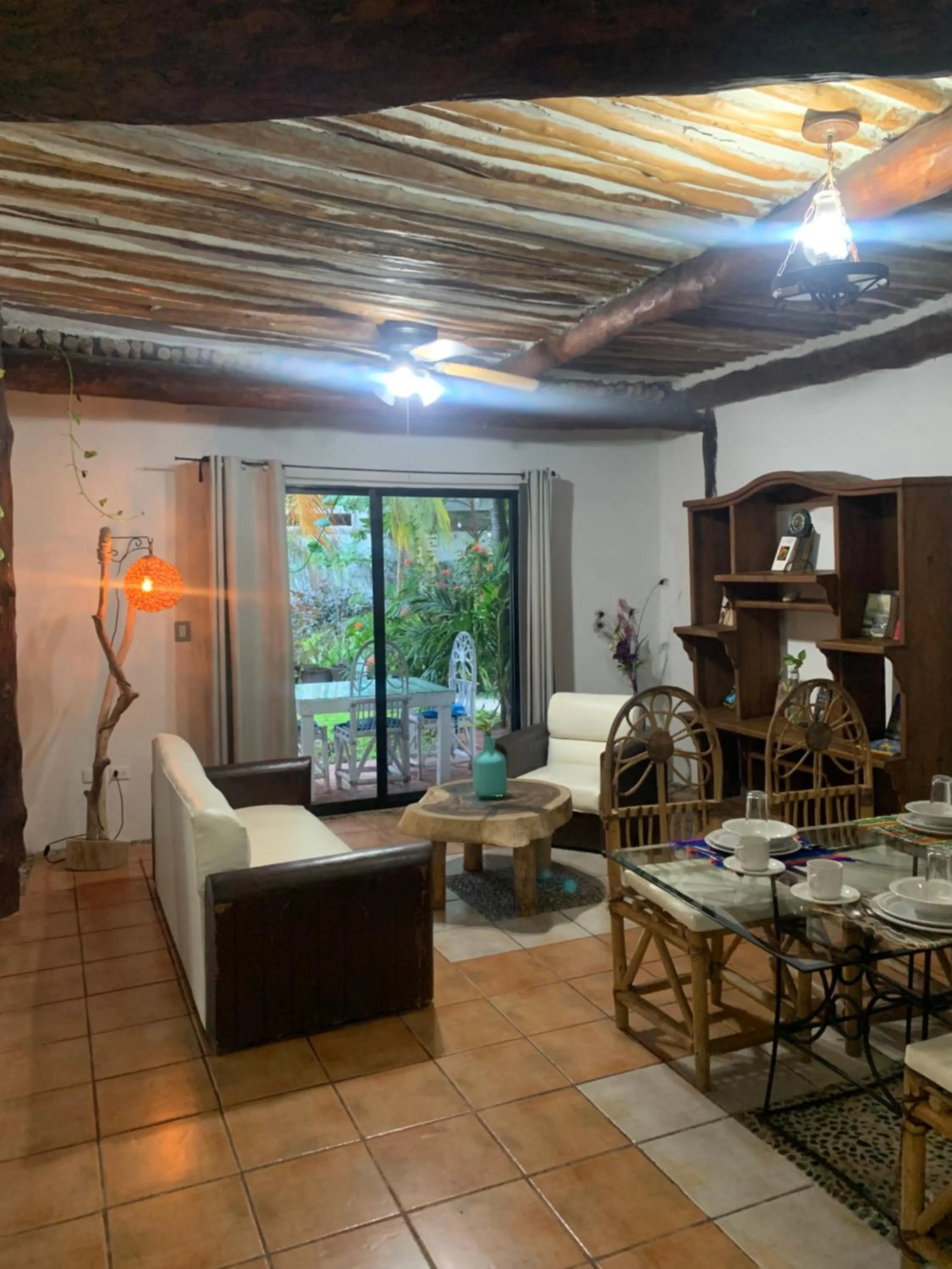 Living room in Casa CARIBE Cancun