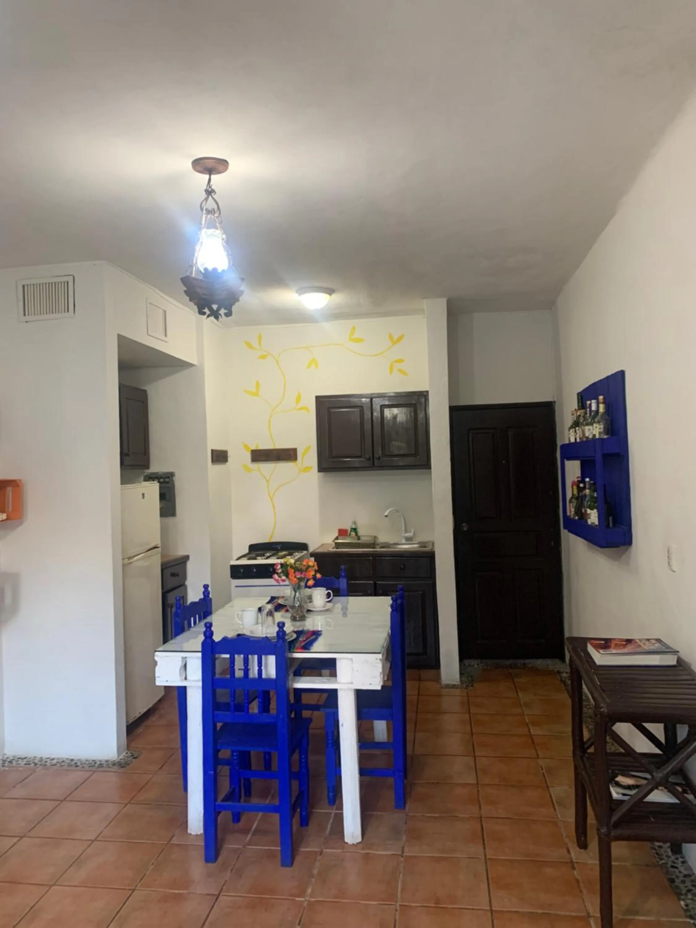 Kitchen or kitchenette in Casa CARIBE Cancun