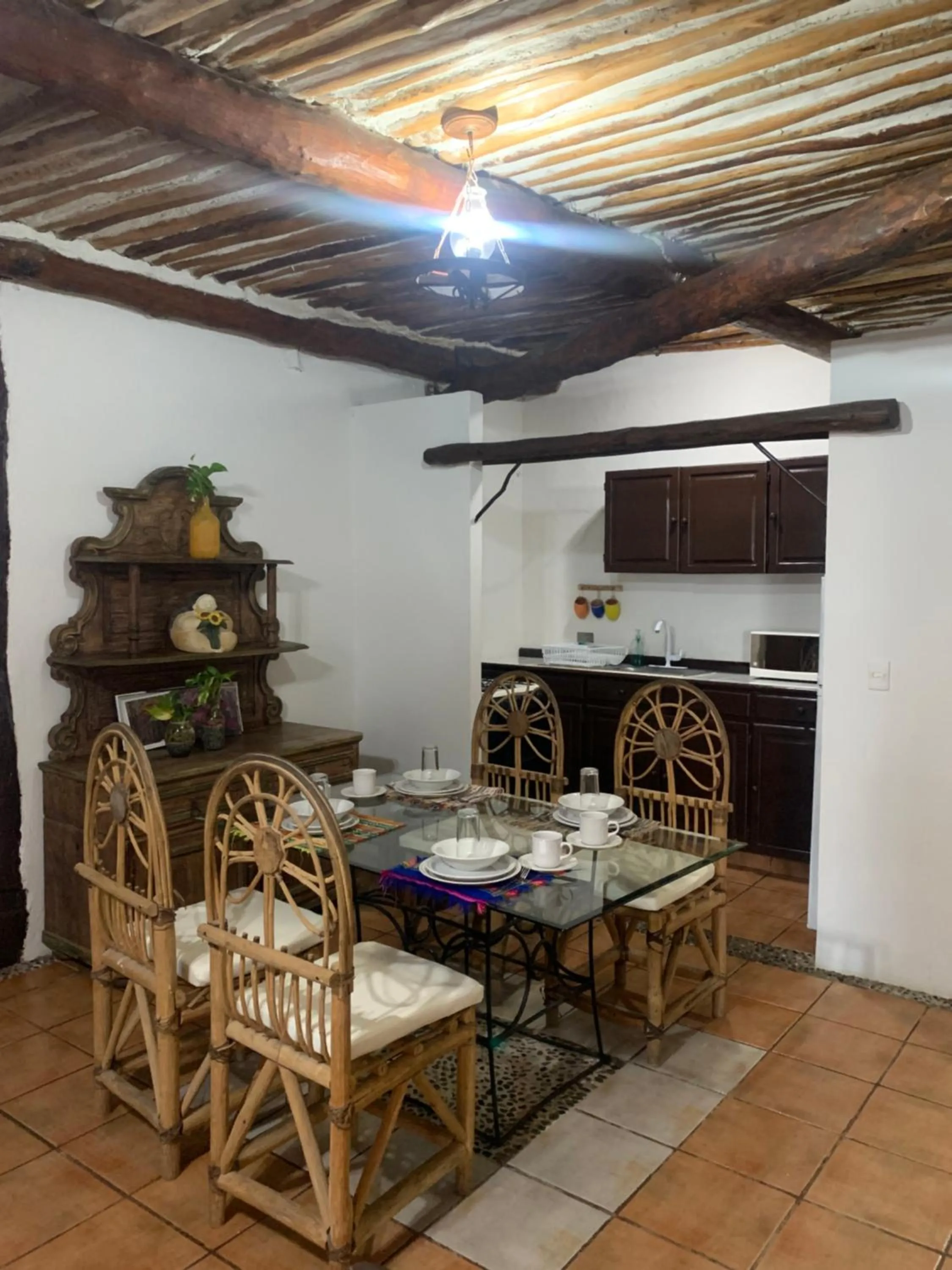Dining area in Casa CARIBE Cancun