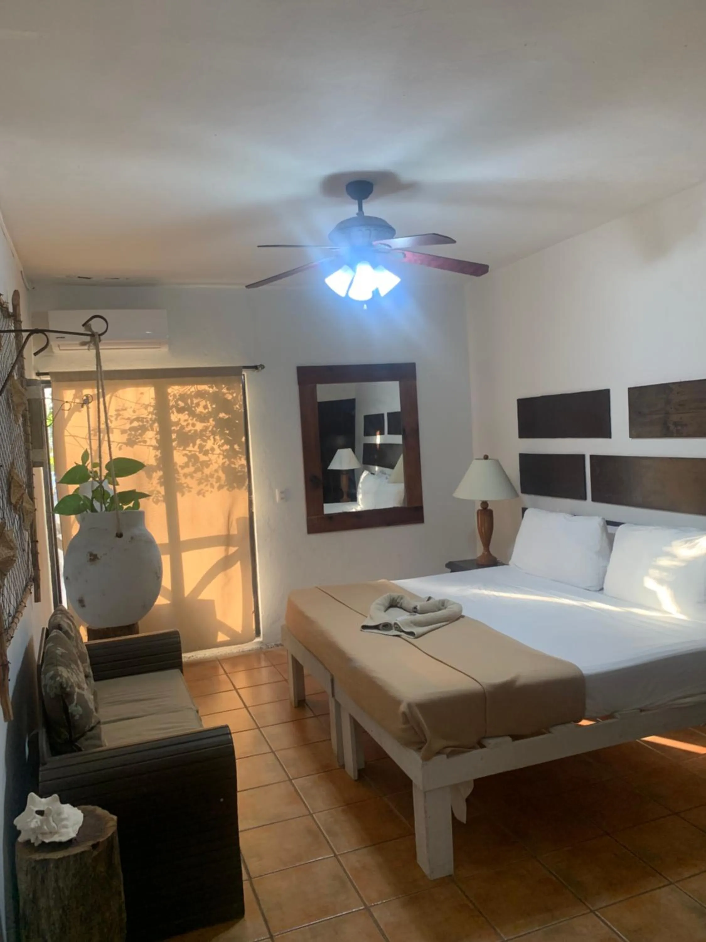 Bed in Casa CARIBE Cancun