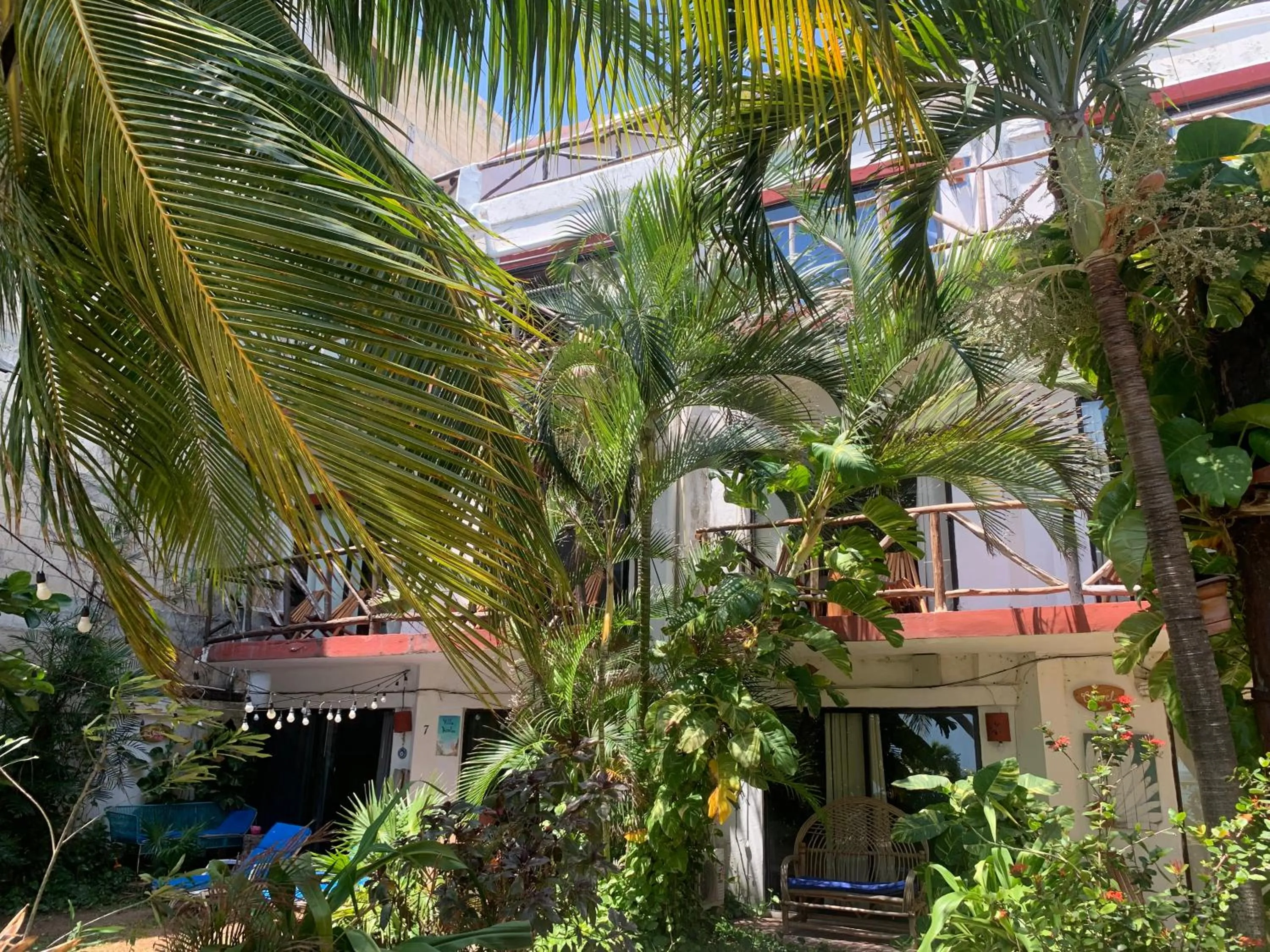 Garden view in Casa CARIBE Cancun