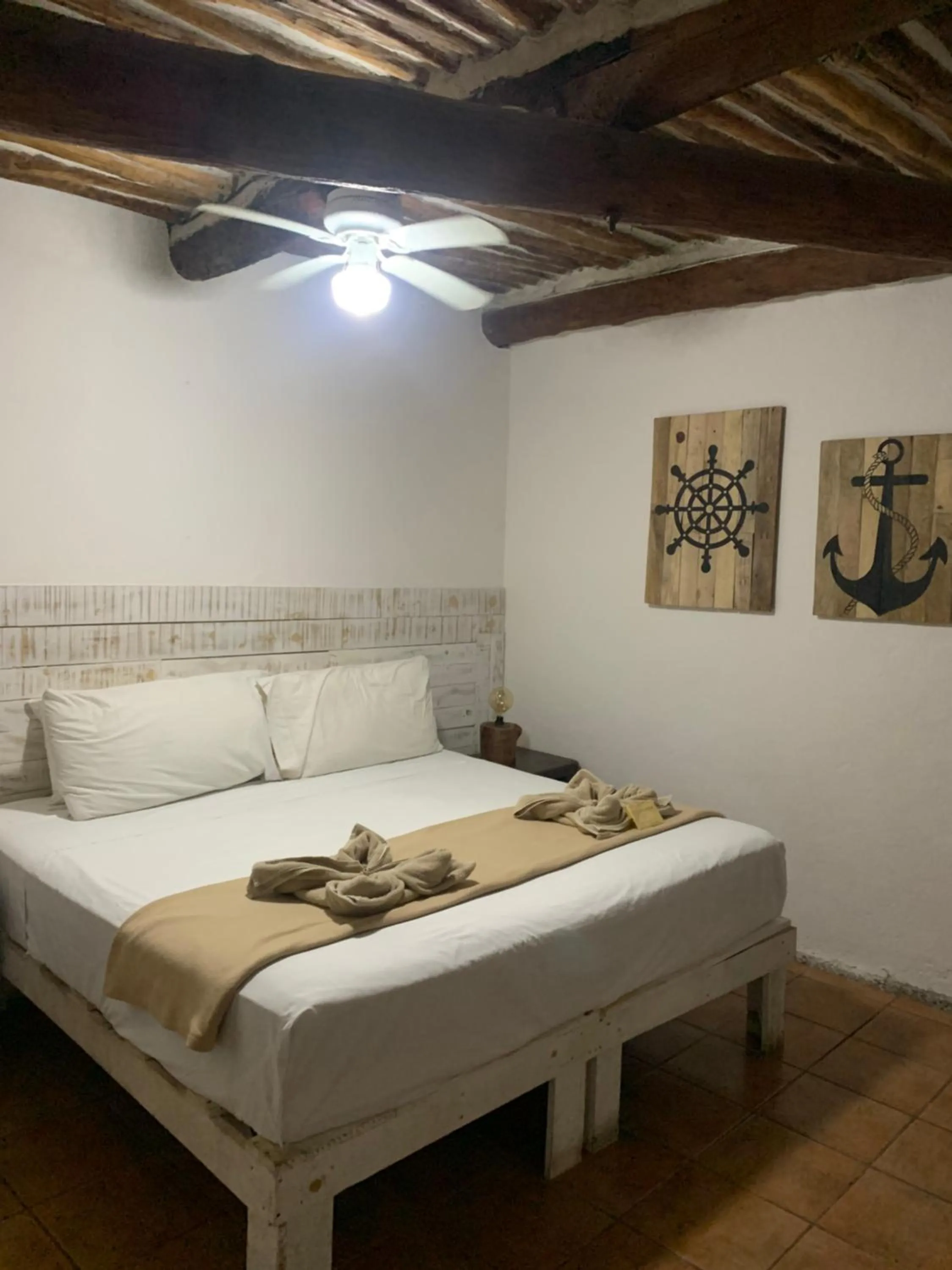 Bed in Casa CARIBE Cancun