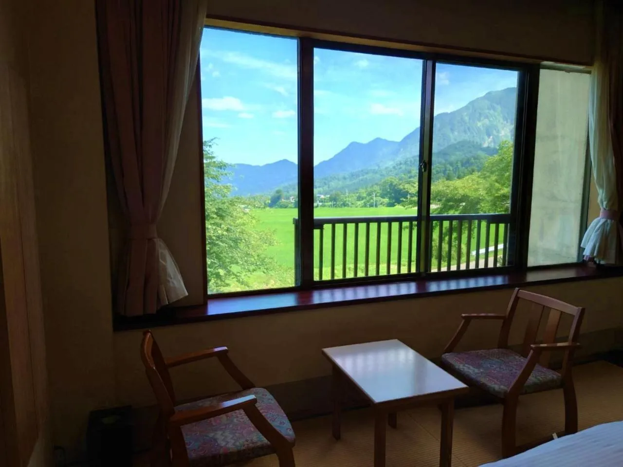 View (from property/room) in Sasakura onsen Ryuunso