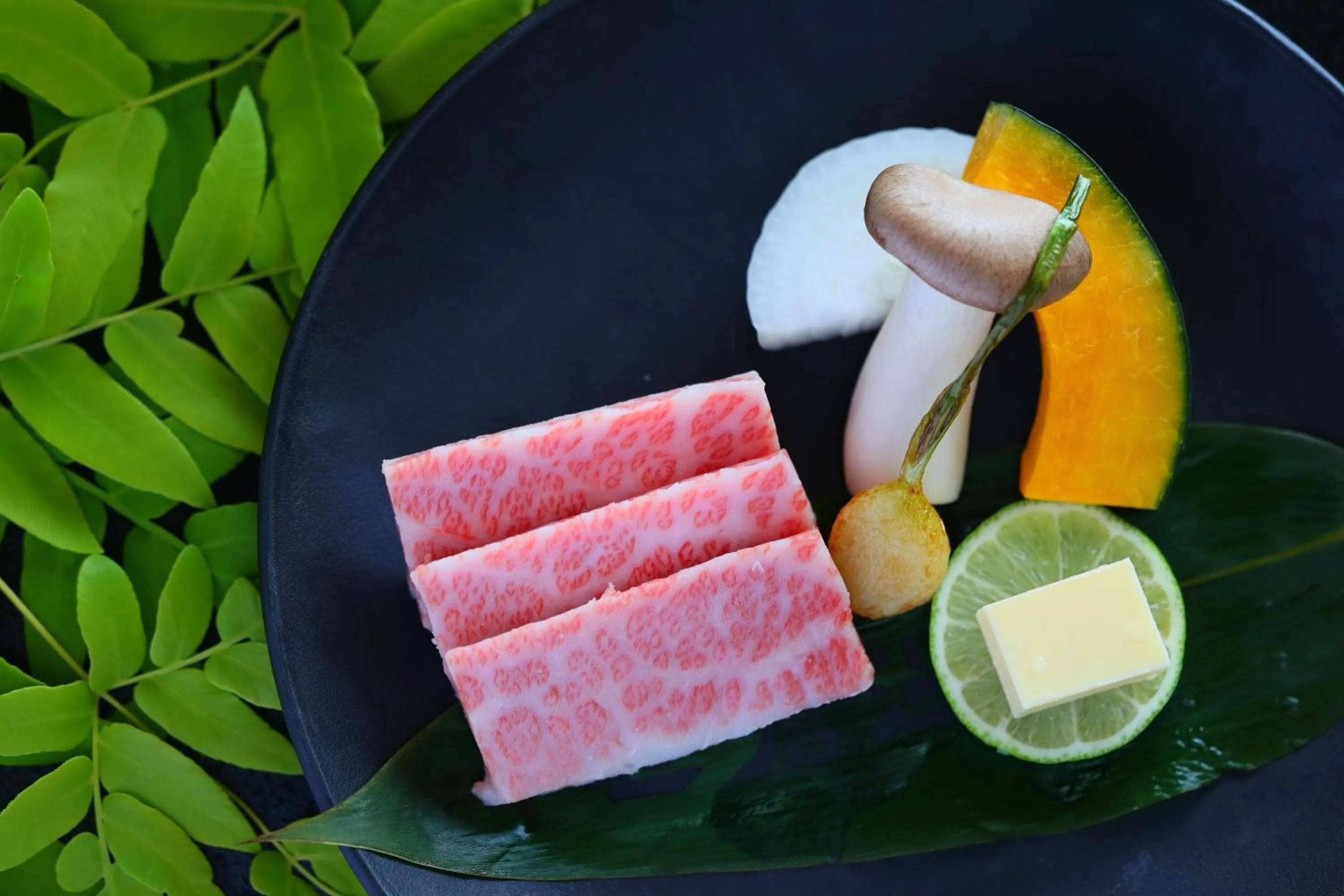 Food in Sasakura onsen Ryuunso