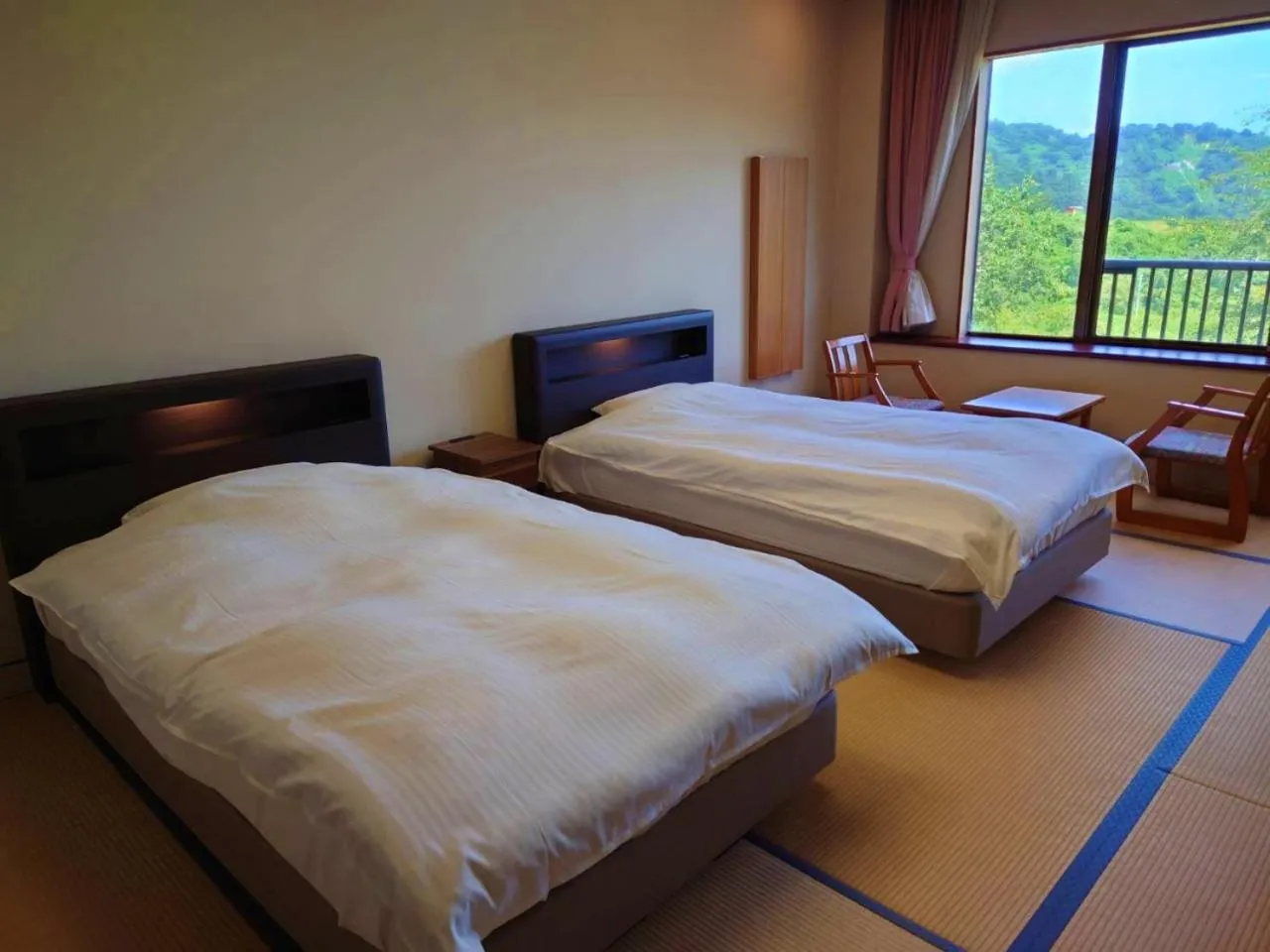 Bed in Sasakura onsen Ryuunso