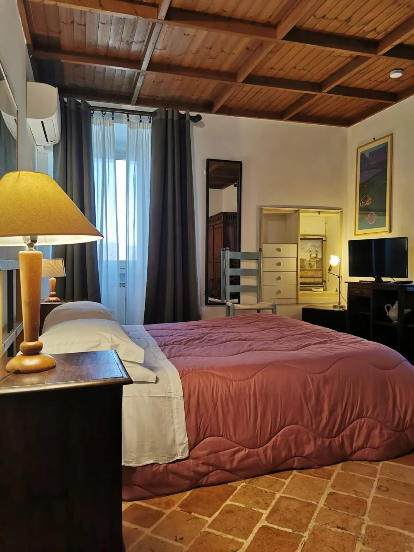 Bed in Villa Dei Romani - Country House