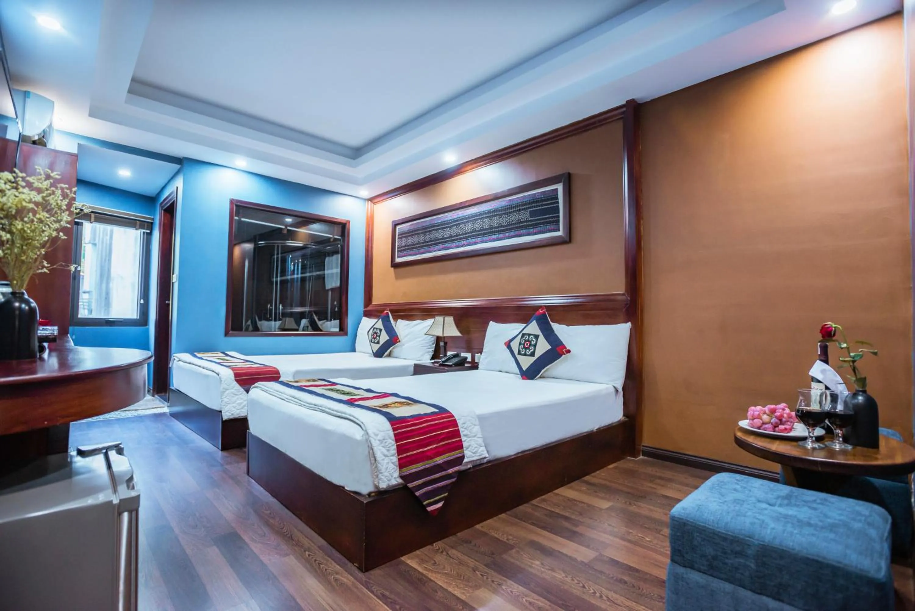 Photo of the whole room, Bed in SAPA FULL HOUSE HOTEL