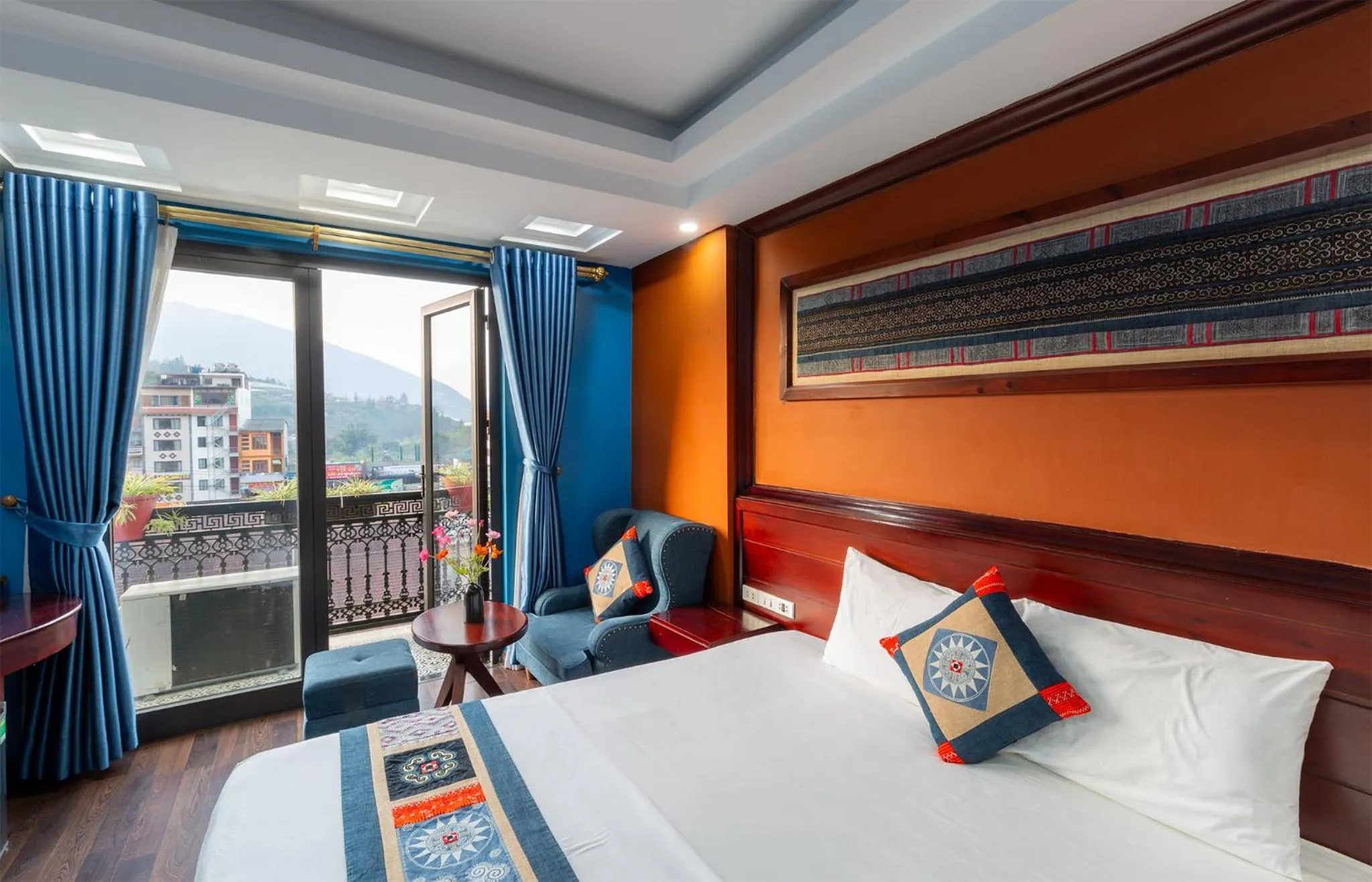 Bed in SAPA FULL HOUSE HOTEL