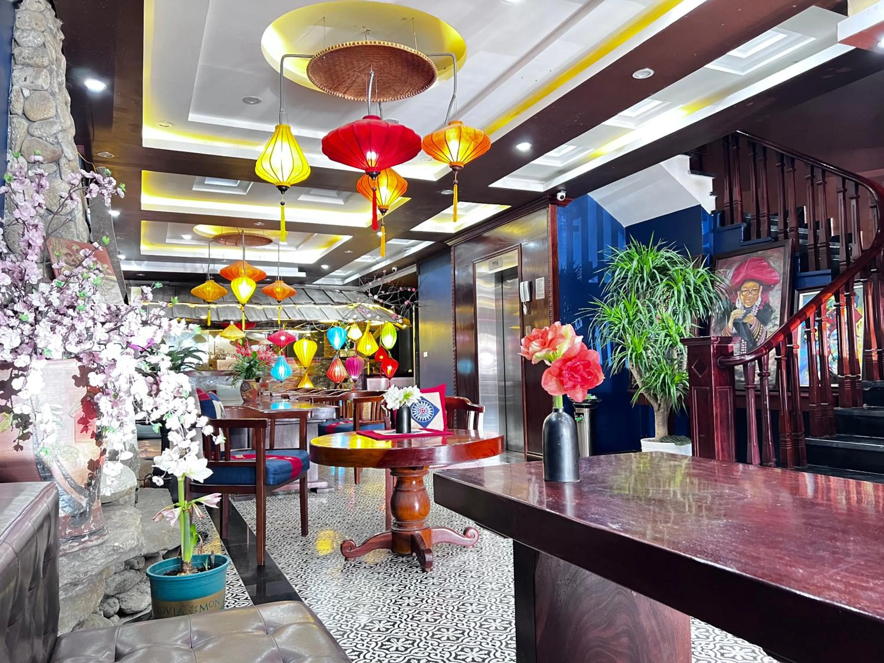 Living room in SAPA FULL HOUSE HOTEL