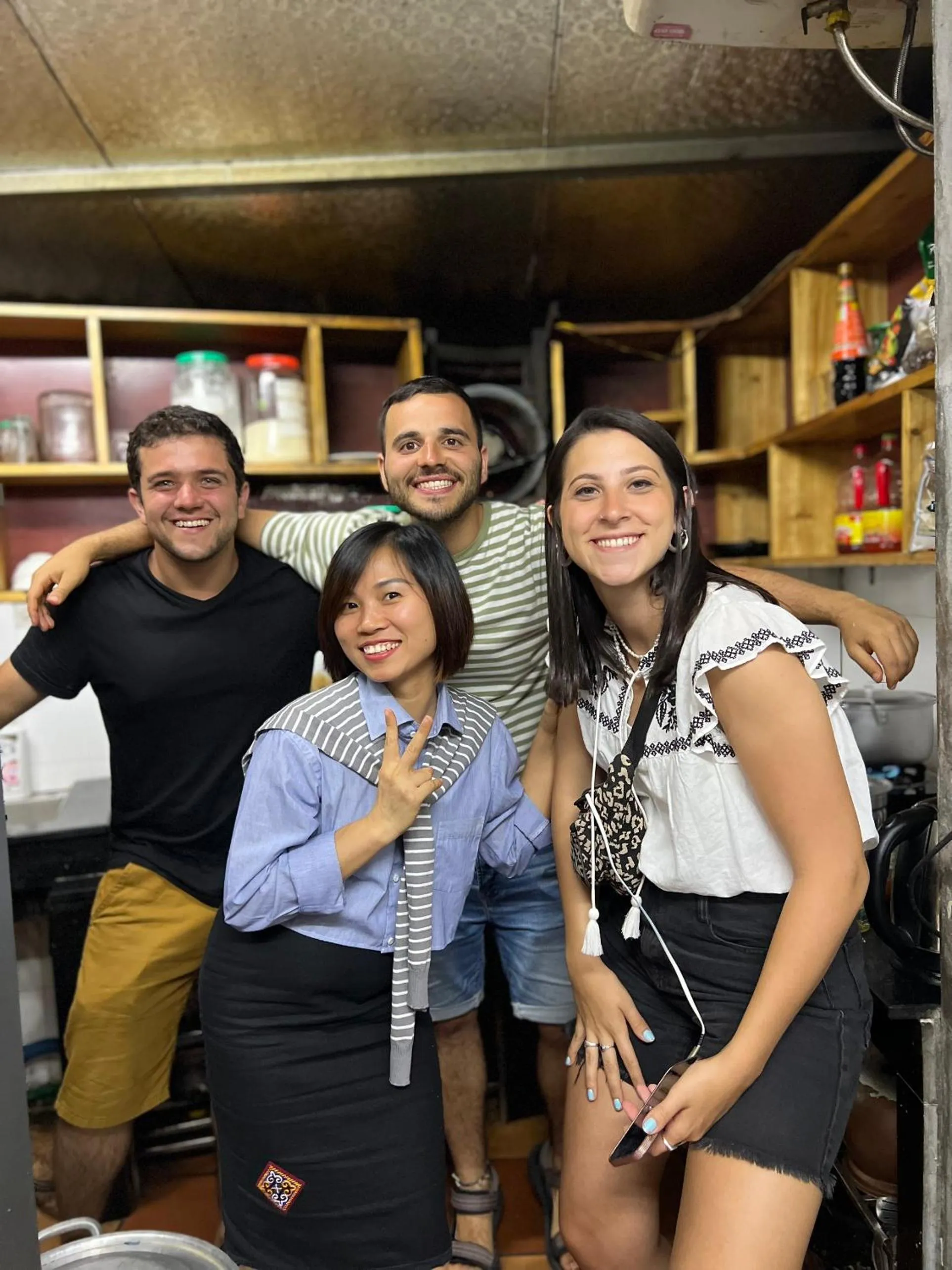 group of guests in SAPA FULL HOUSE HOTEL