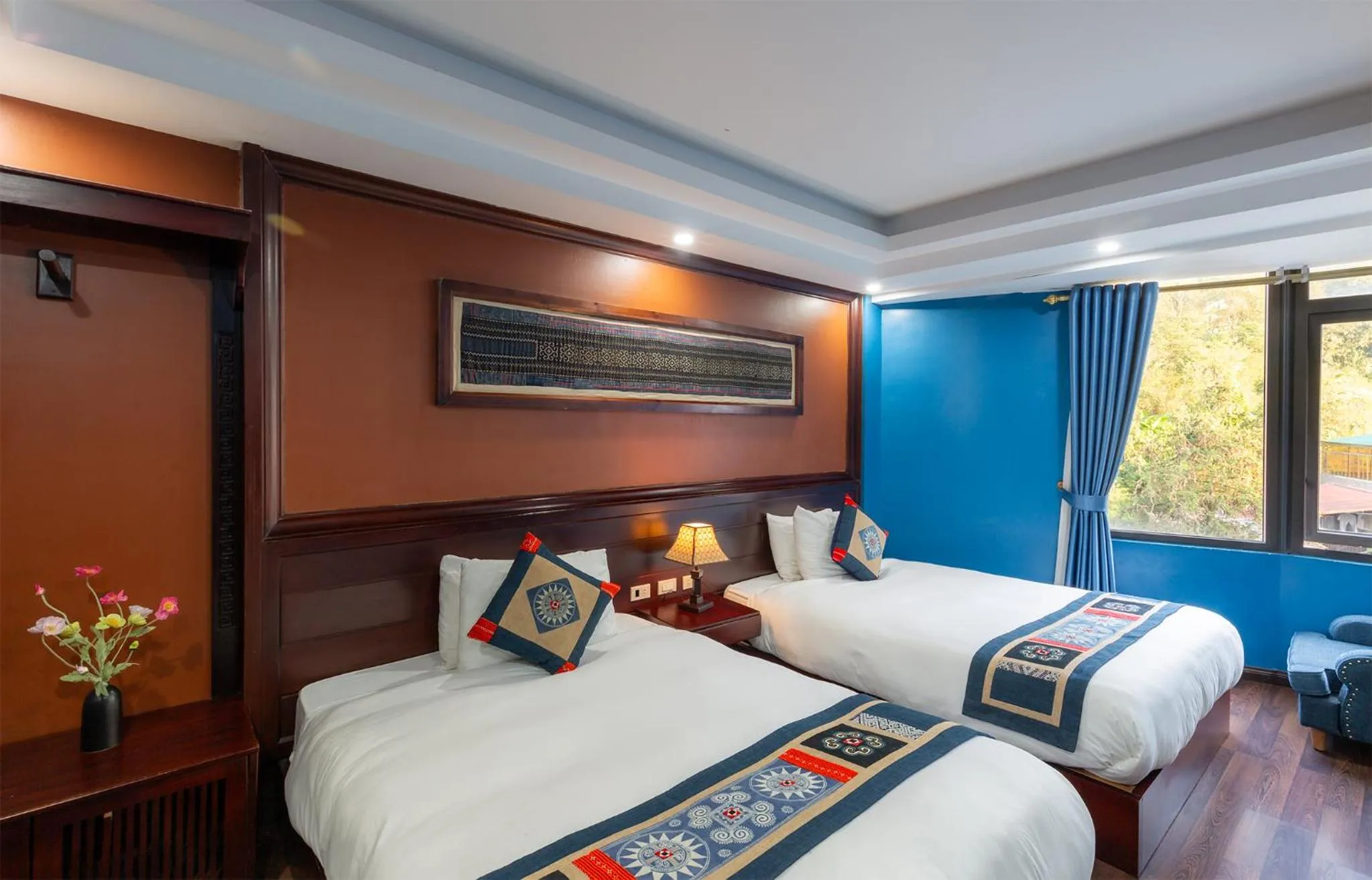 Bed in SAPA FULL HOUSE HOTEL