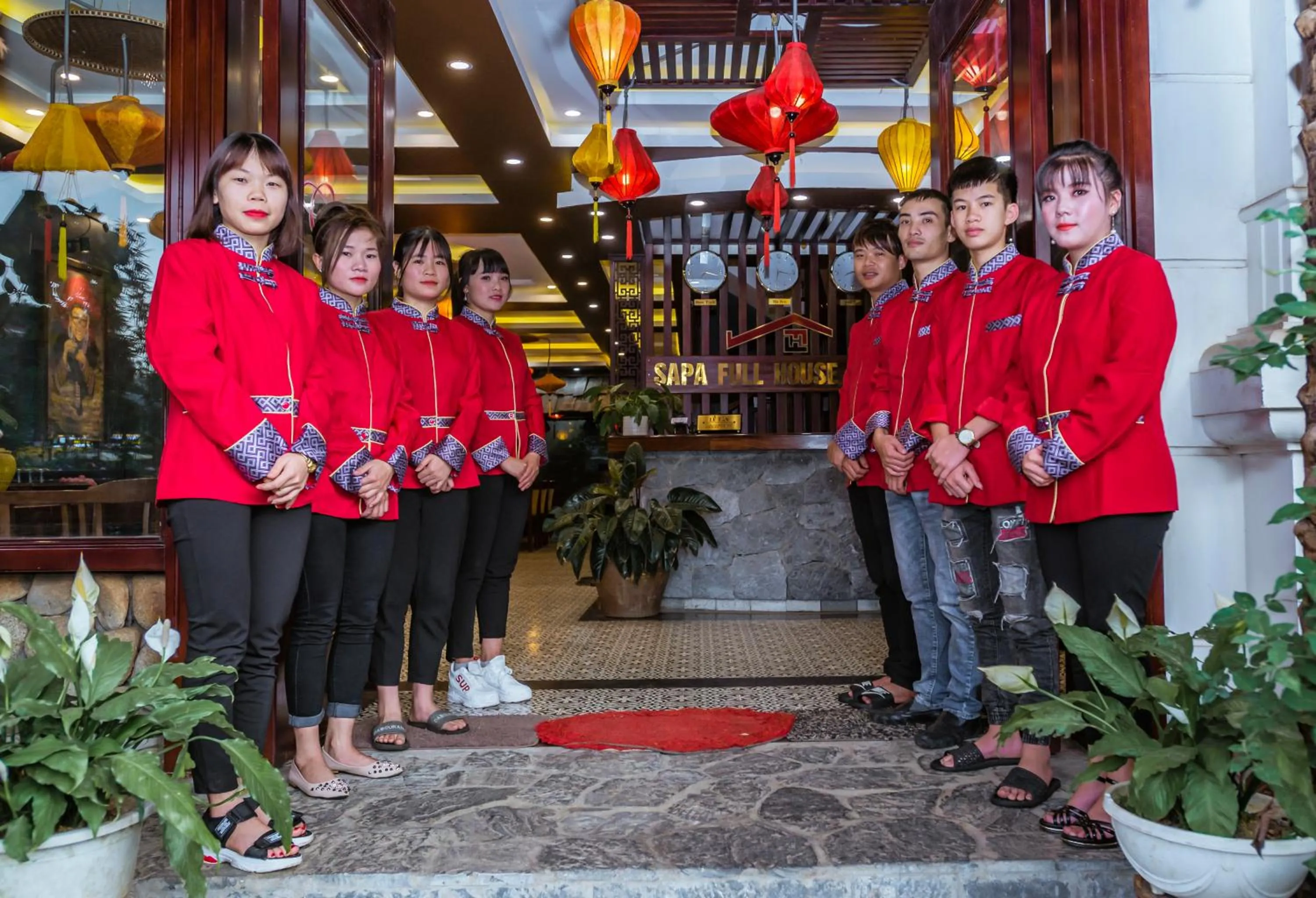 Staff in SAPA FULL HOUSE HOTEL