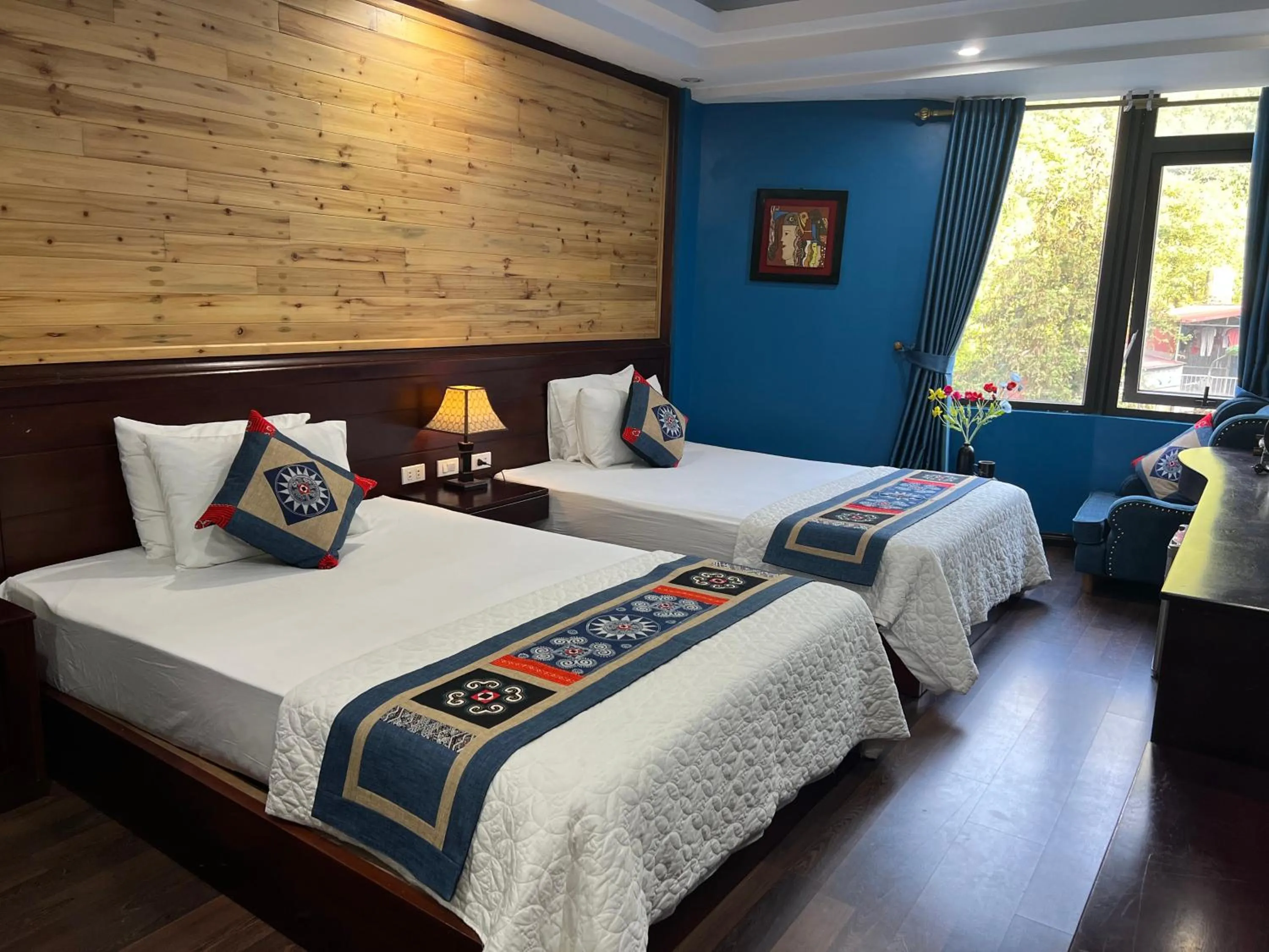 Photo of the whole room, Bed in SAPA FULL HOUSE HOTEL