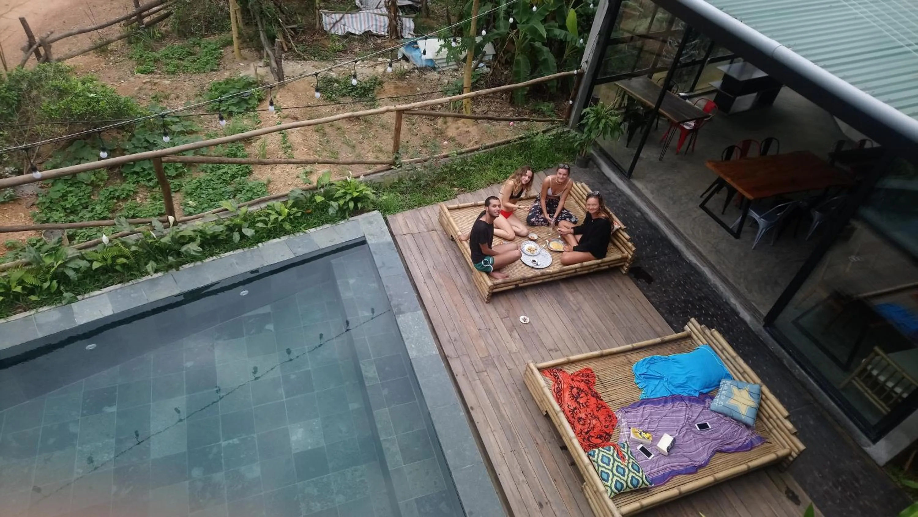 Swimming pool in NANO Eco-Hostel