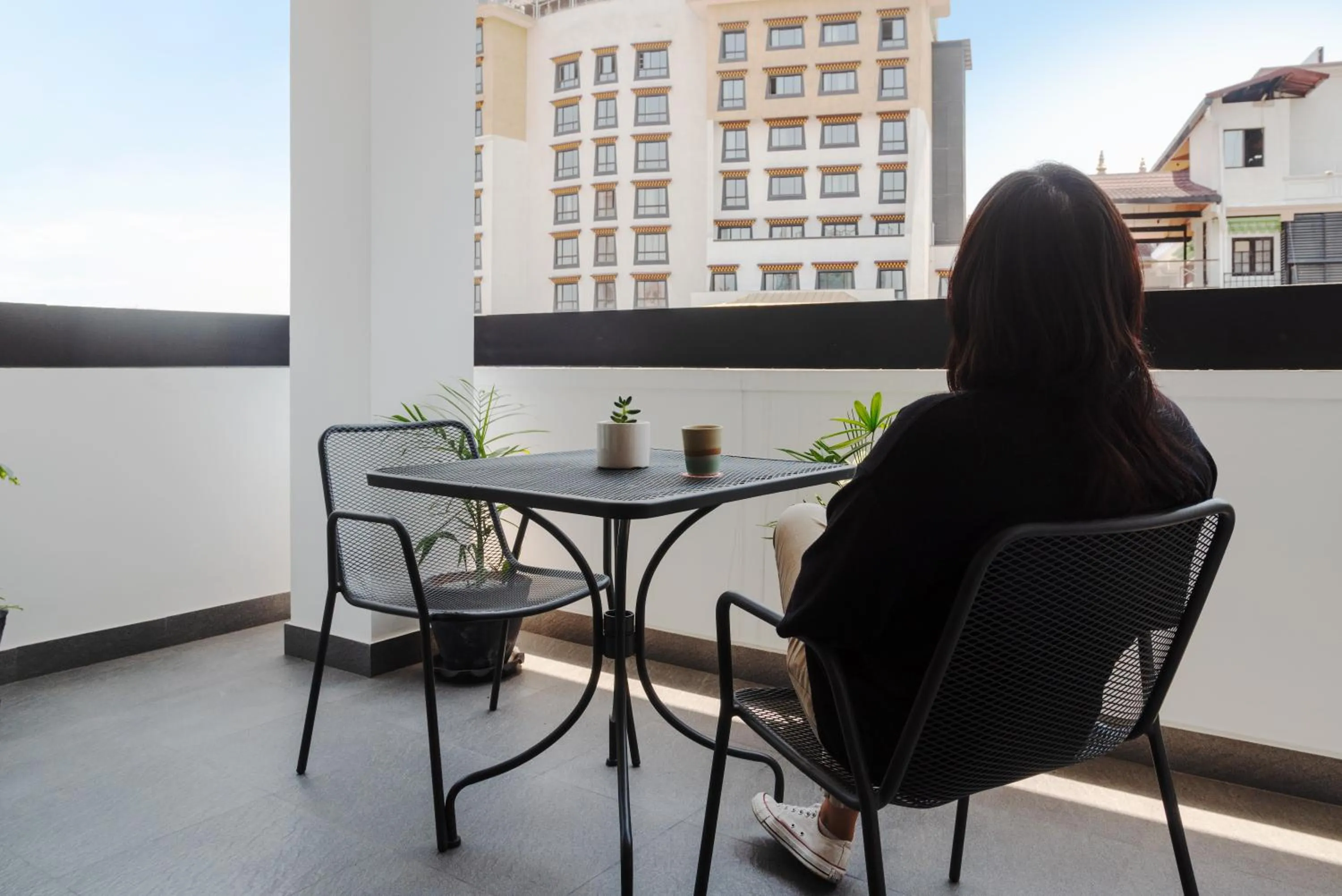 Balcony/Terrace in Nomad Hotel Lazimpat