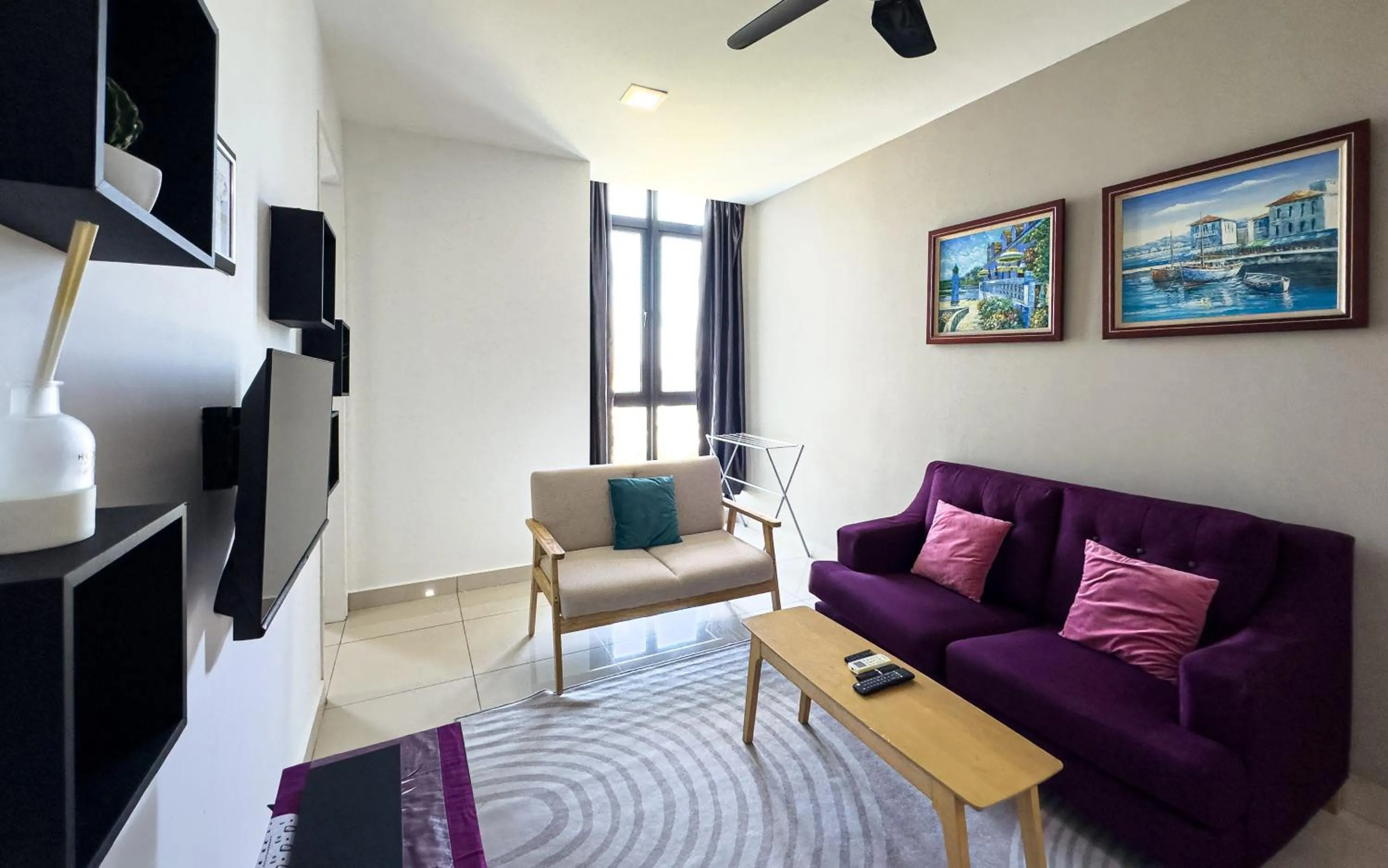 Living room in H20 Residence Ara Damansara by Airhost