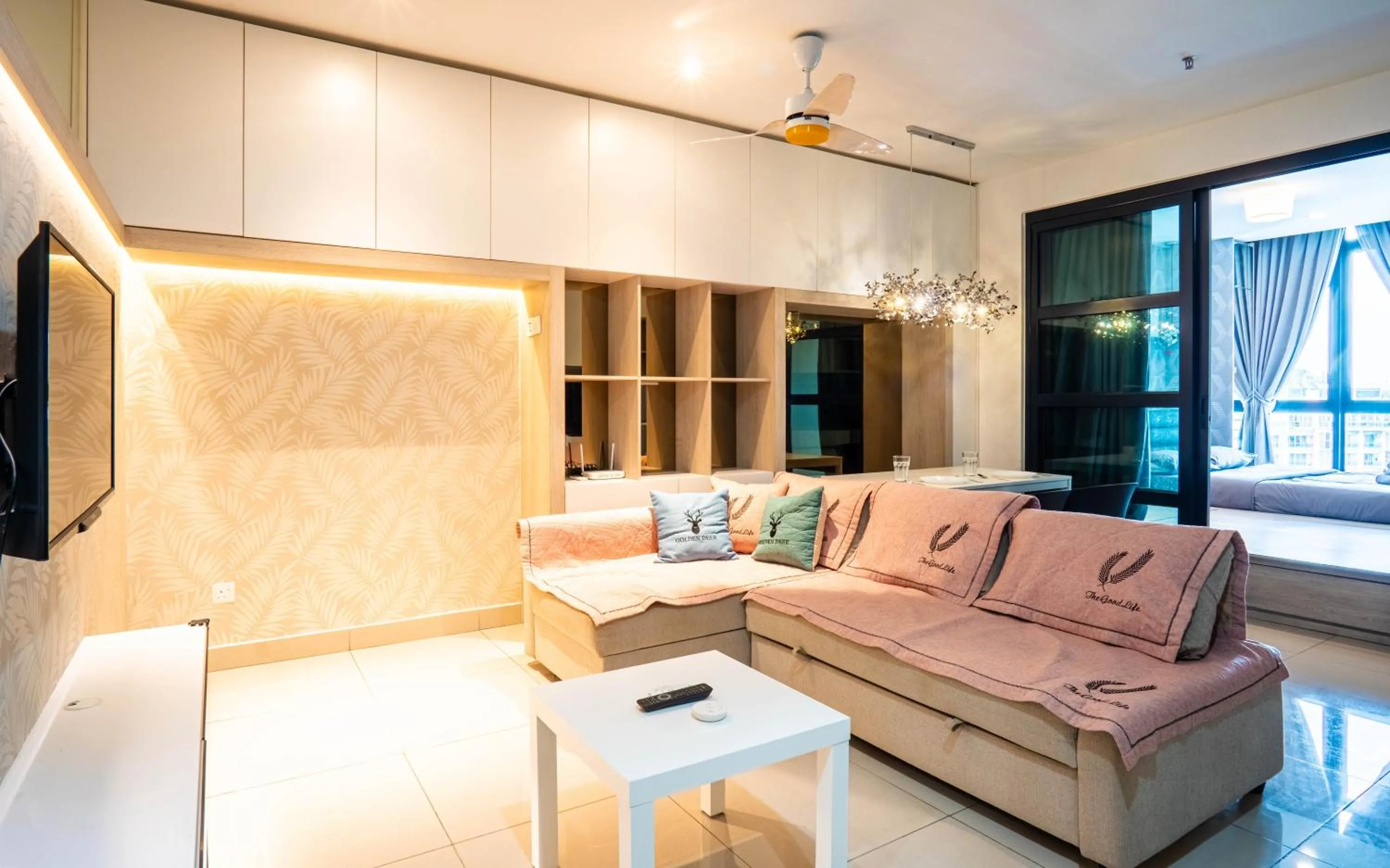 Living room in H20 Residence Ara Damansara by Airhost