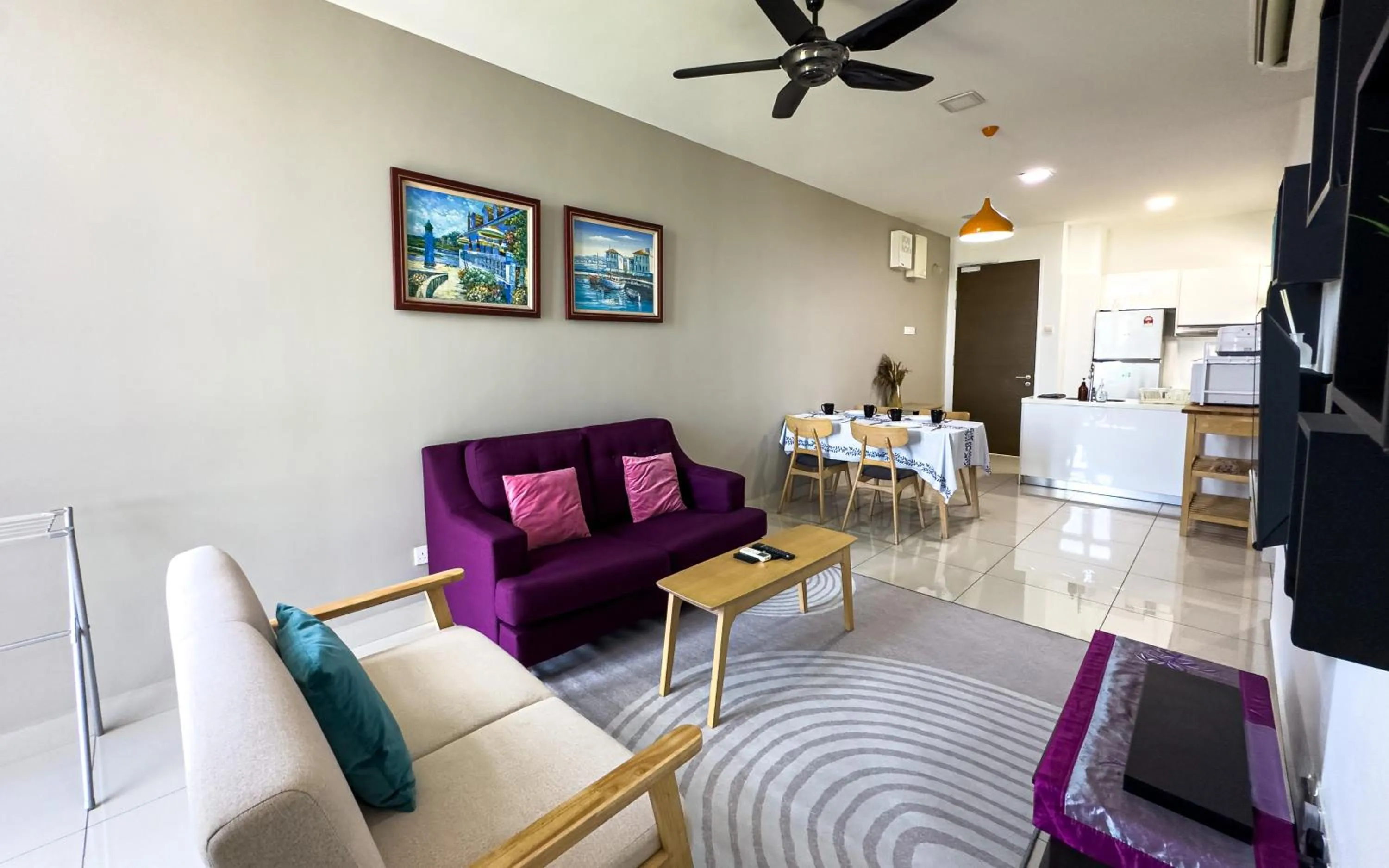 Living room in H20 Residence Ara Damansara by Airhost