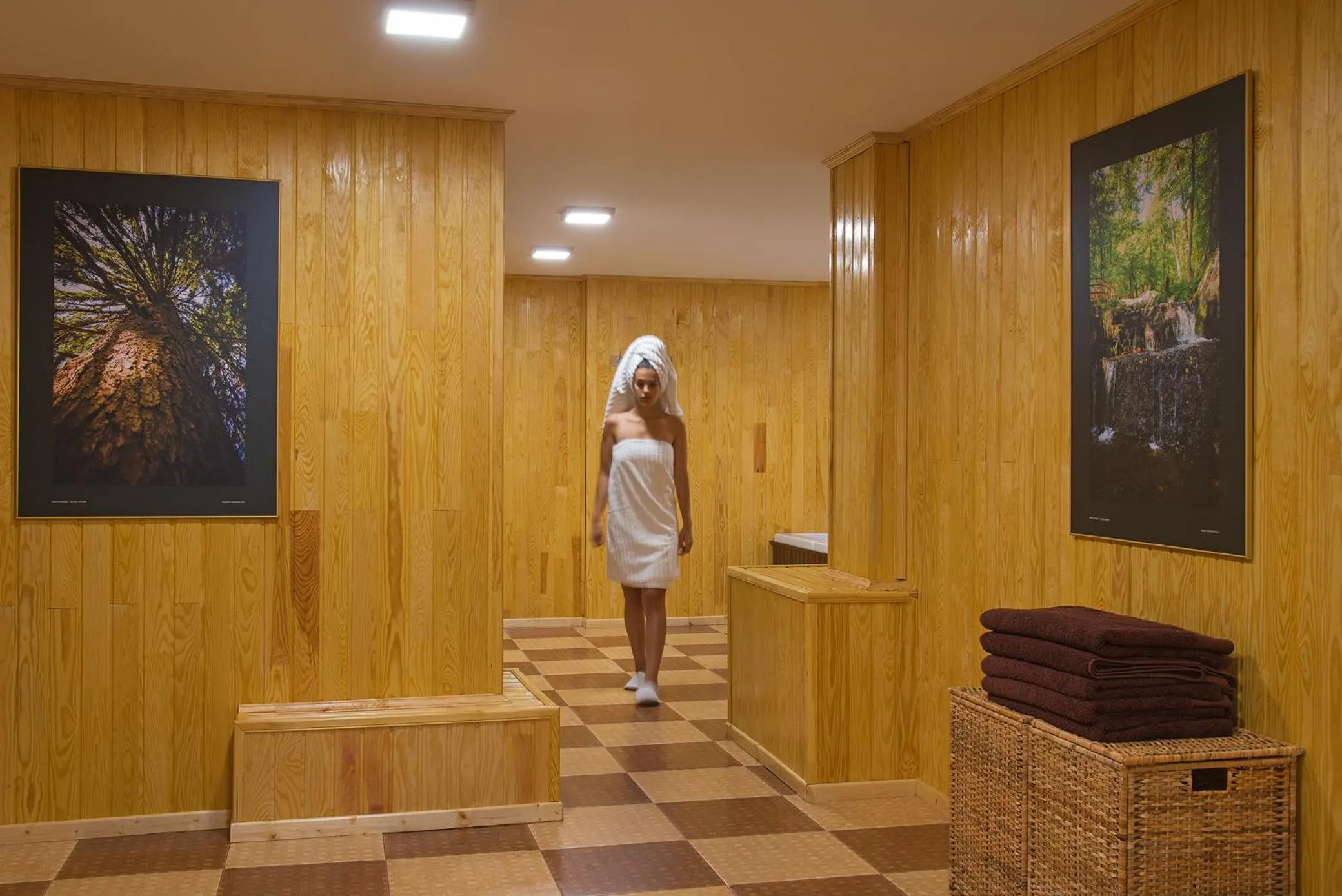 Sauna in Hotel Villa Magus
