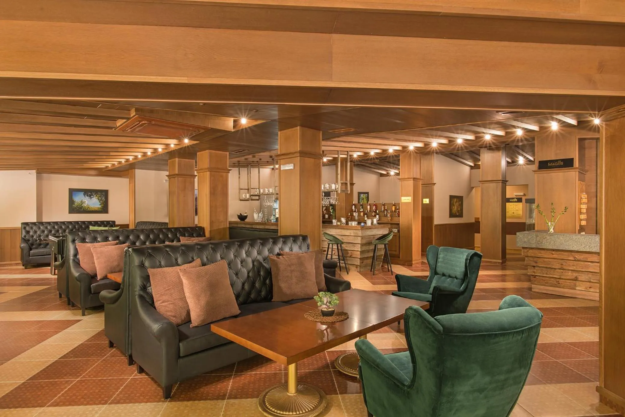 Lobby or reception in Hotel Villa Magus