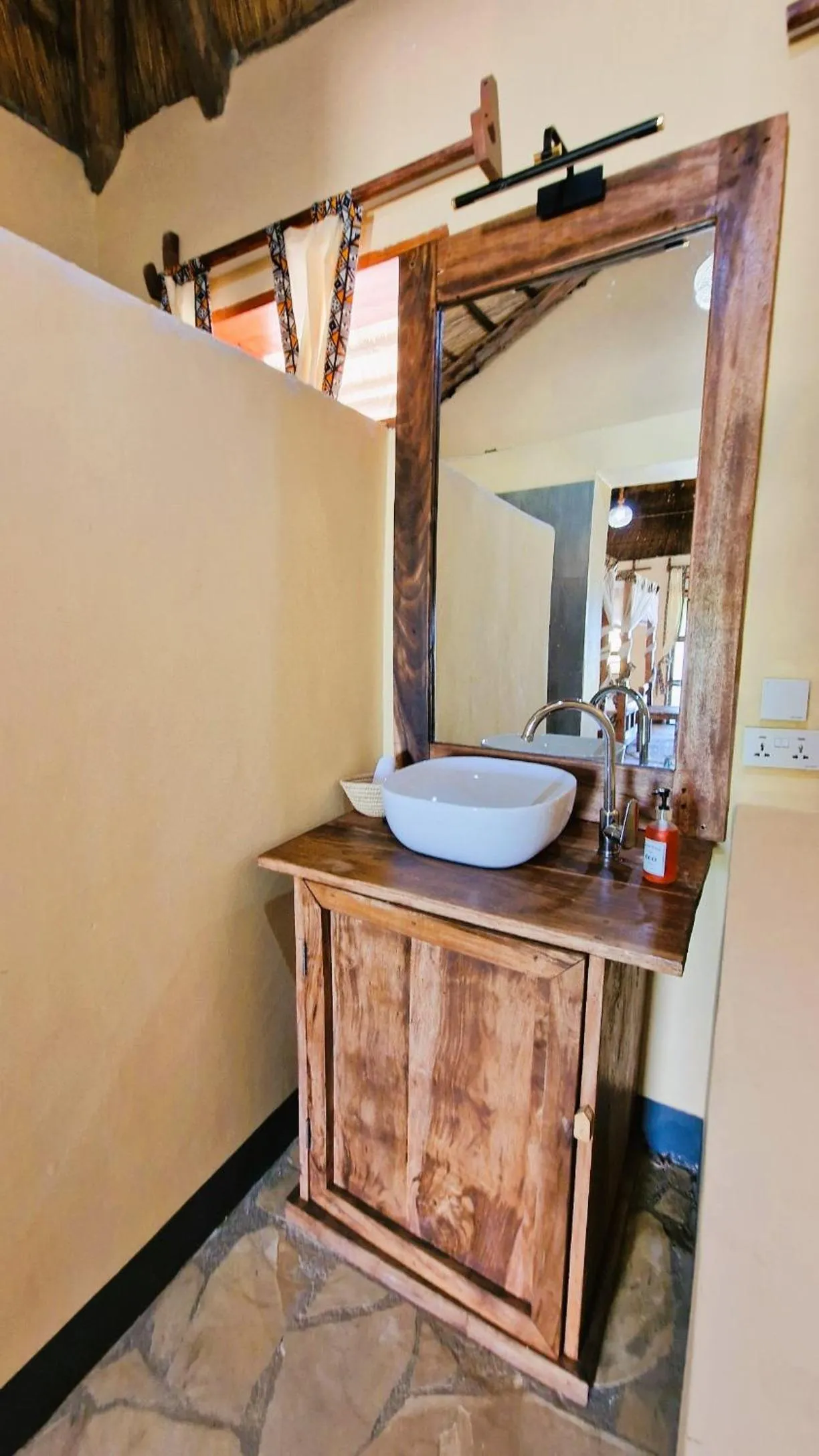 Bathroom in Africa Safari Lake Natron