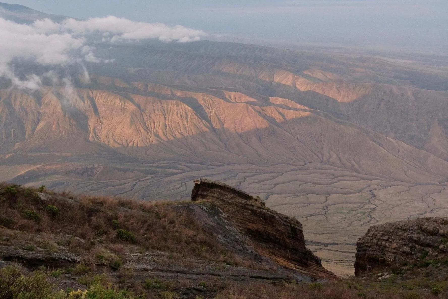 Natural landscape in Africa Safari Lake Natron