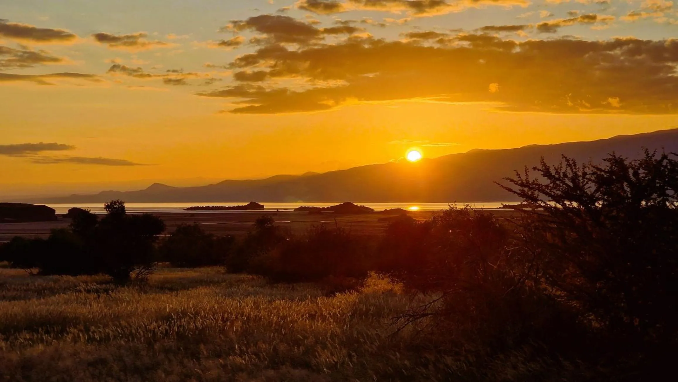 Sunrise in Africa Safari Lake Natron