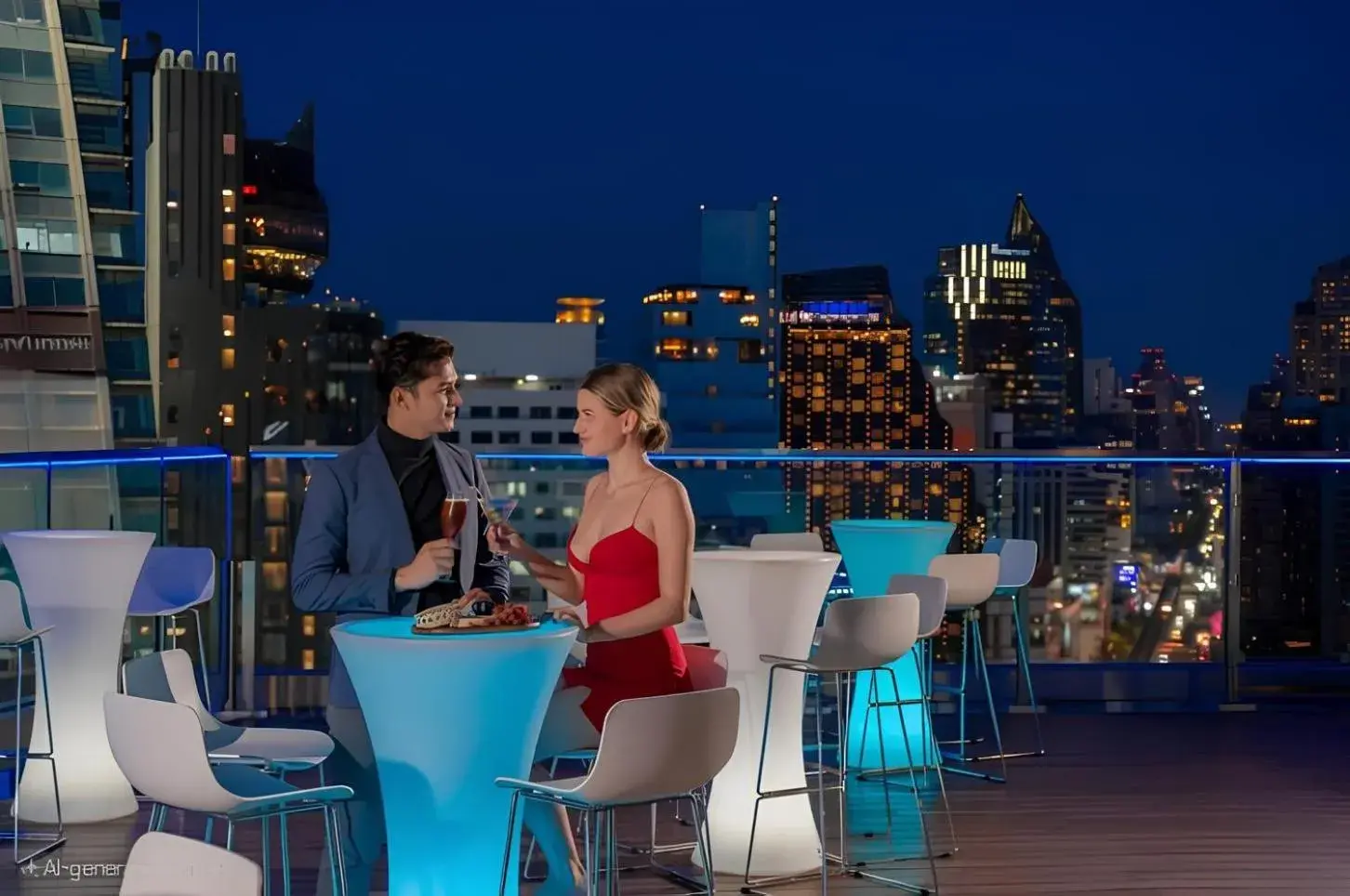 Lounge or bar in Solaria Nishitetsu Hotel Bangkok Lounge or bar in Solaria Nishitetsu Hotel Bangkok