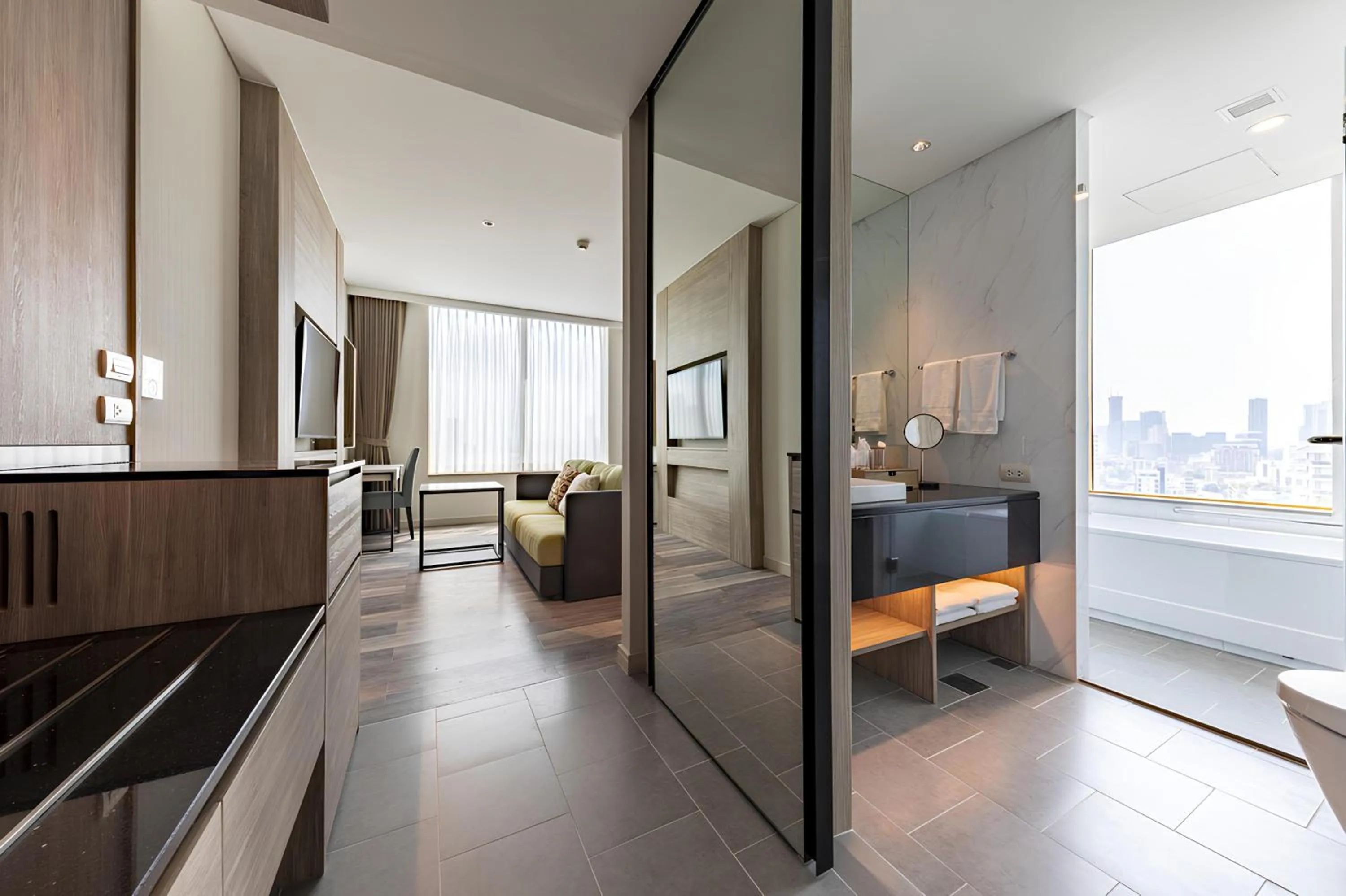 Bed in Solaria Nishitetsu Hotel Bangkok