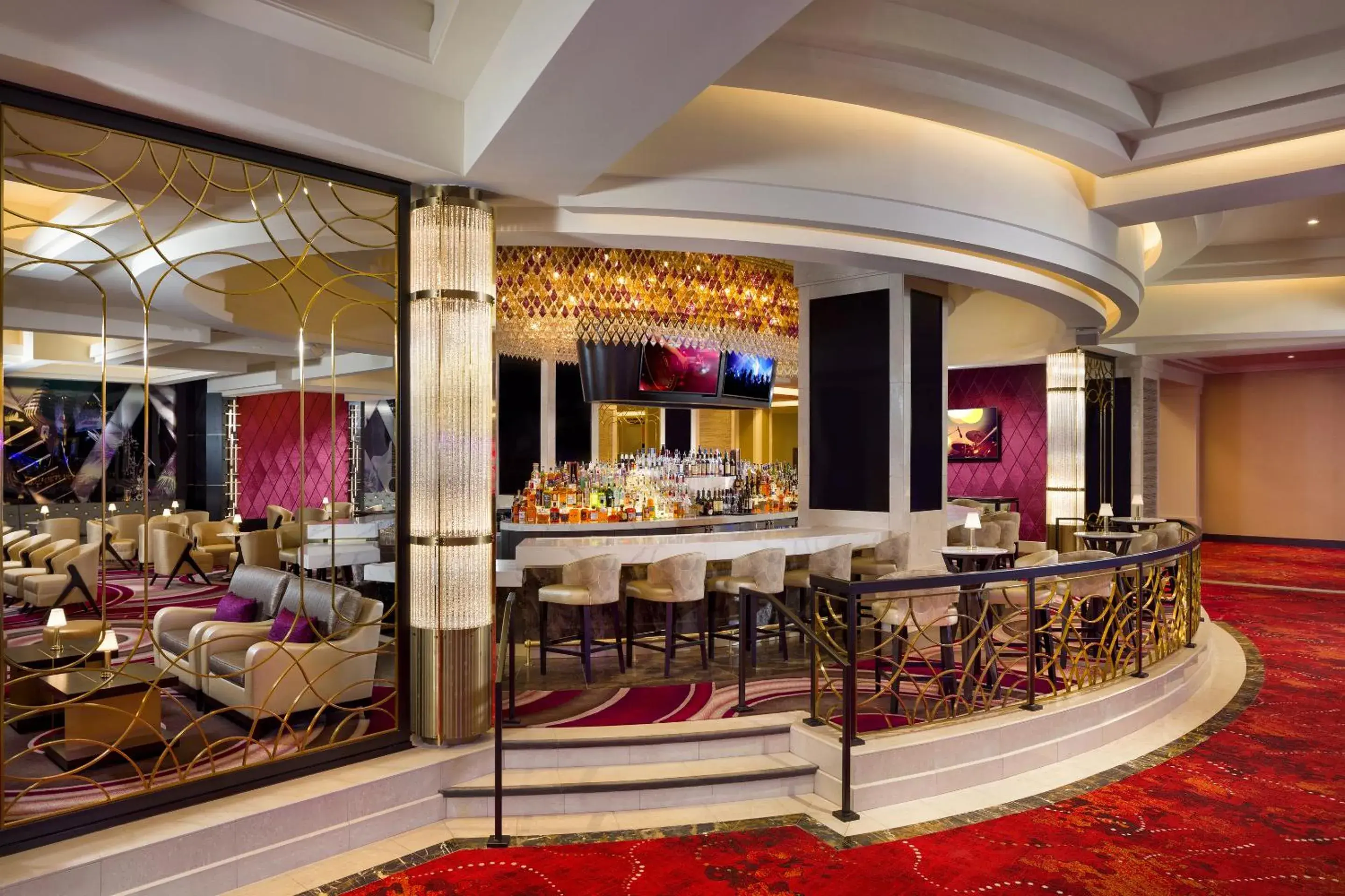 Lounge or bar in Seminole Hard Rock Hotel and Casino Tampa Lounge or bar in Seminole Hard Rock Hotel and Casino Tampa