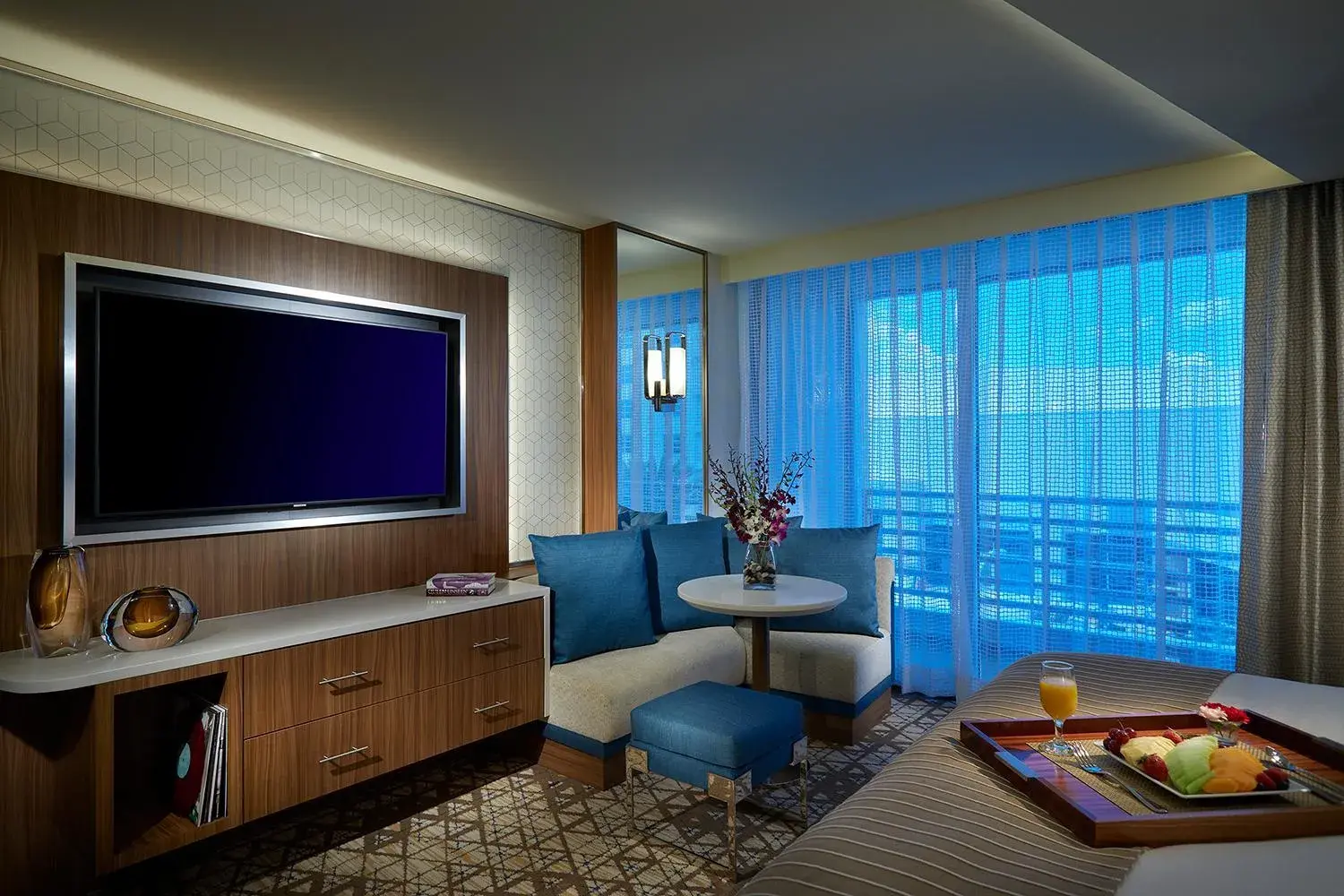 Pool view in Seminole Hard Rock Hotel and Casino Tampa Pool view in Seminole Hard Rock Hotel and Casino Tampa