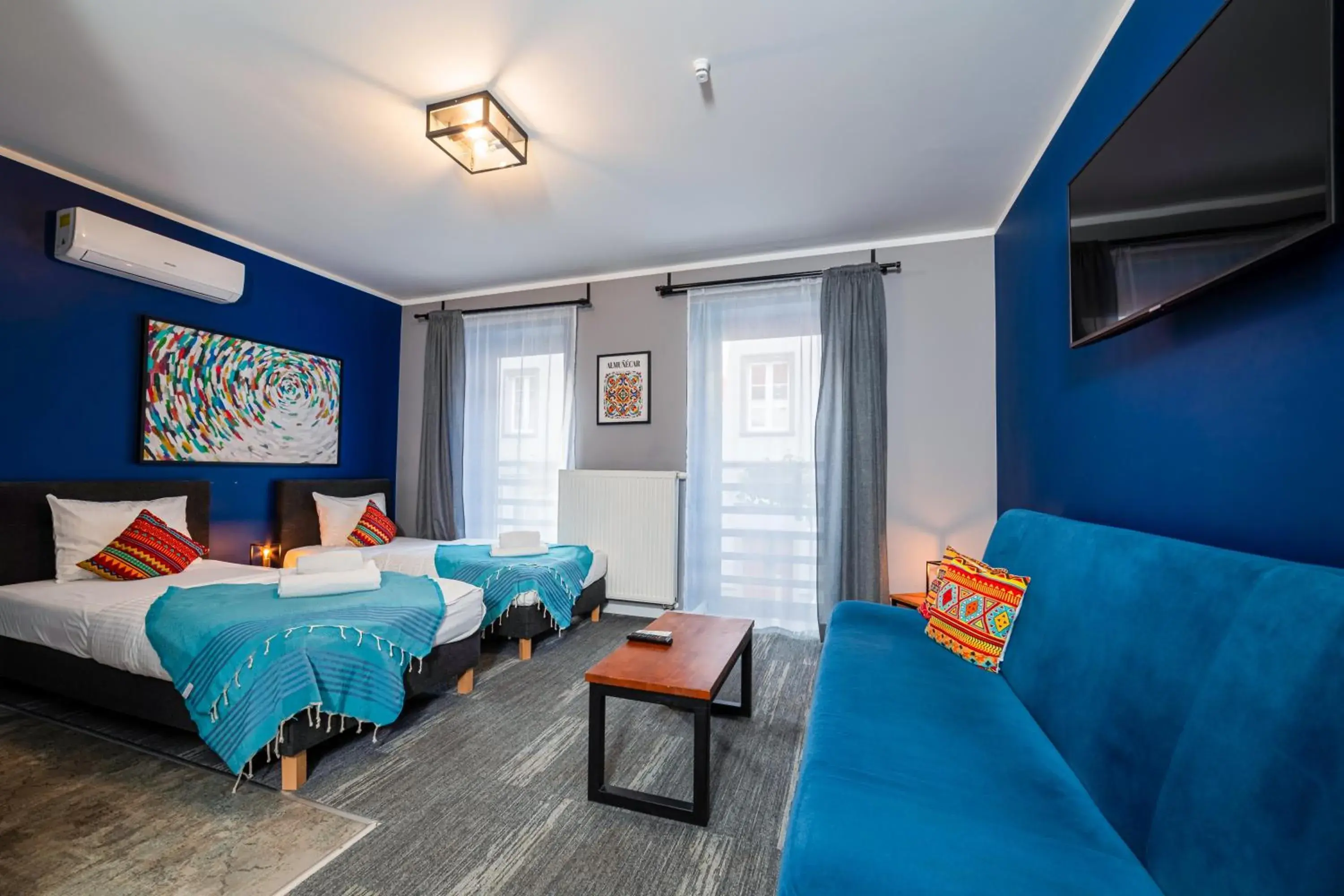 Deluxe Triple Room in Kaktus Chill & Sleeping - 50 m od Rynku Deluxe Triple Room in Kaktus Chill & Sleeping - 50 m od Rynku