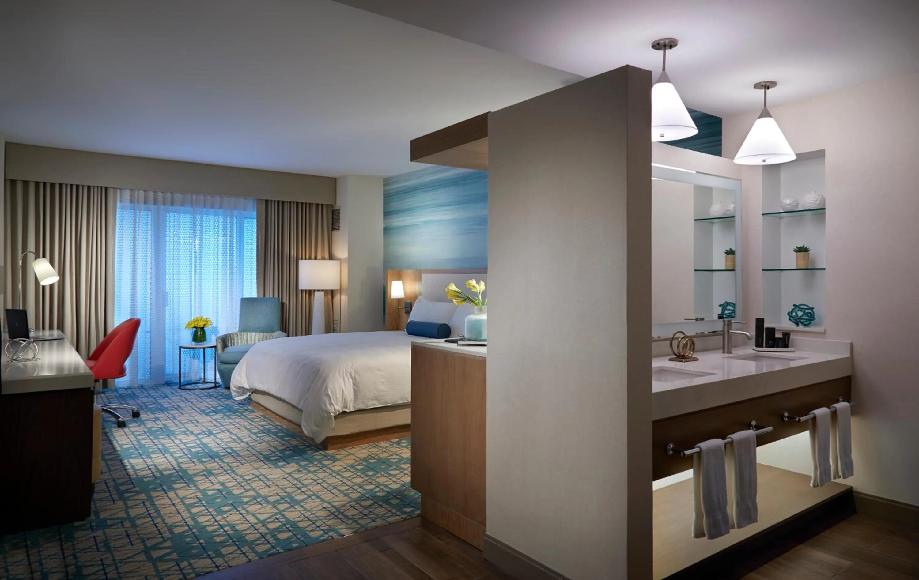 Photo of the whole room, Bed in Seminole Hard Rock Hotel & Casino Hollywood