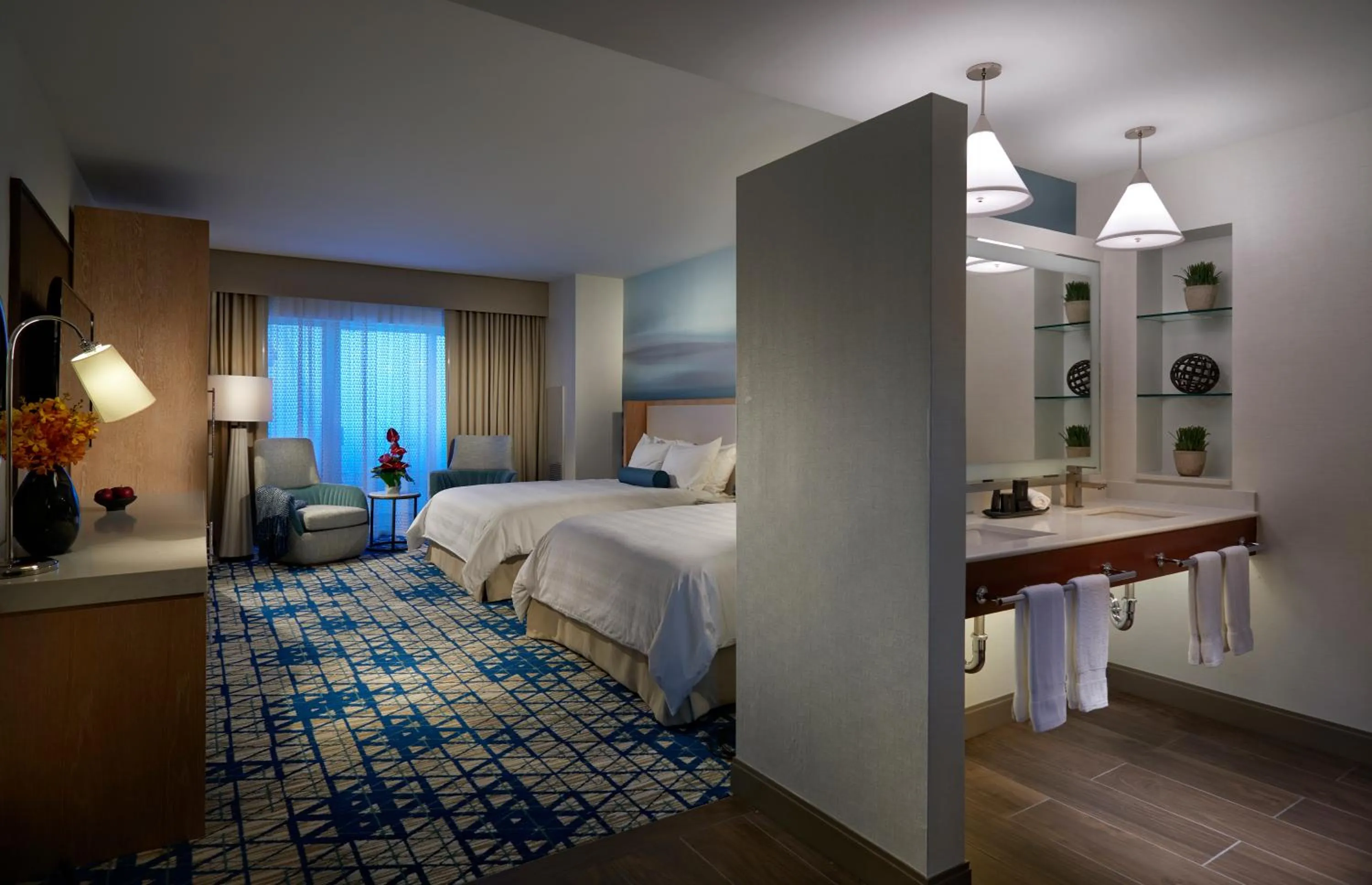 Photo of the whole room, Bed in Seminole Hard Rock Hotel & Casino Hollywood