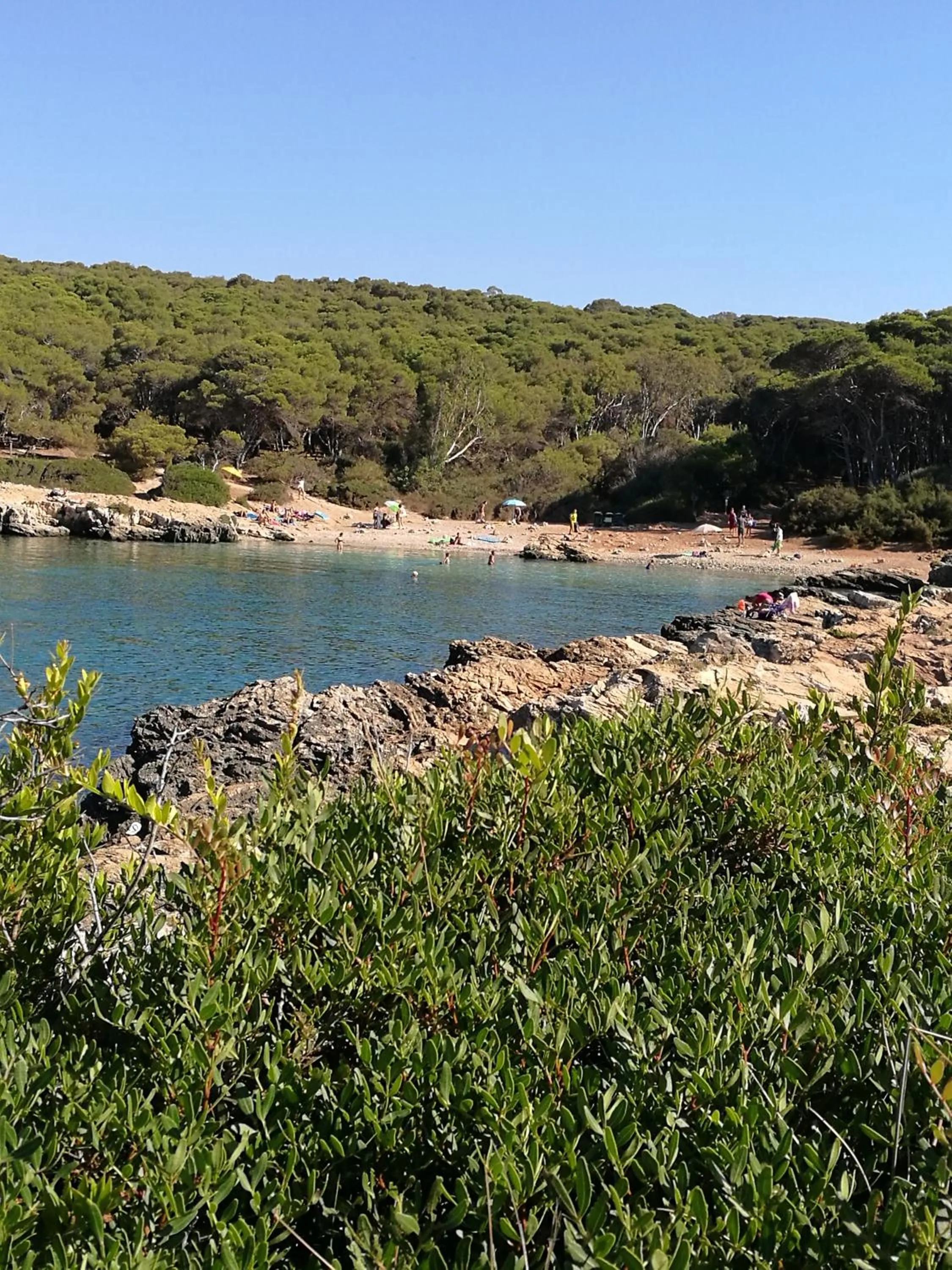 Natural landscape in Portoselvaggio Villa Martina