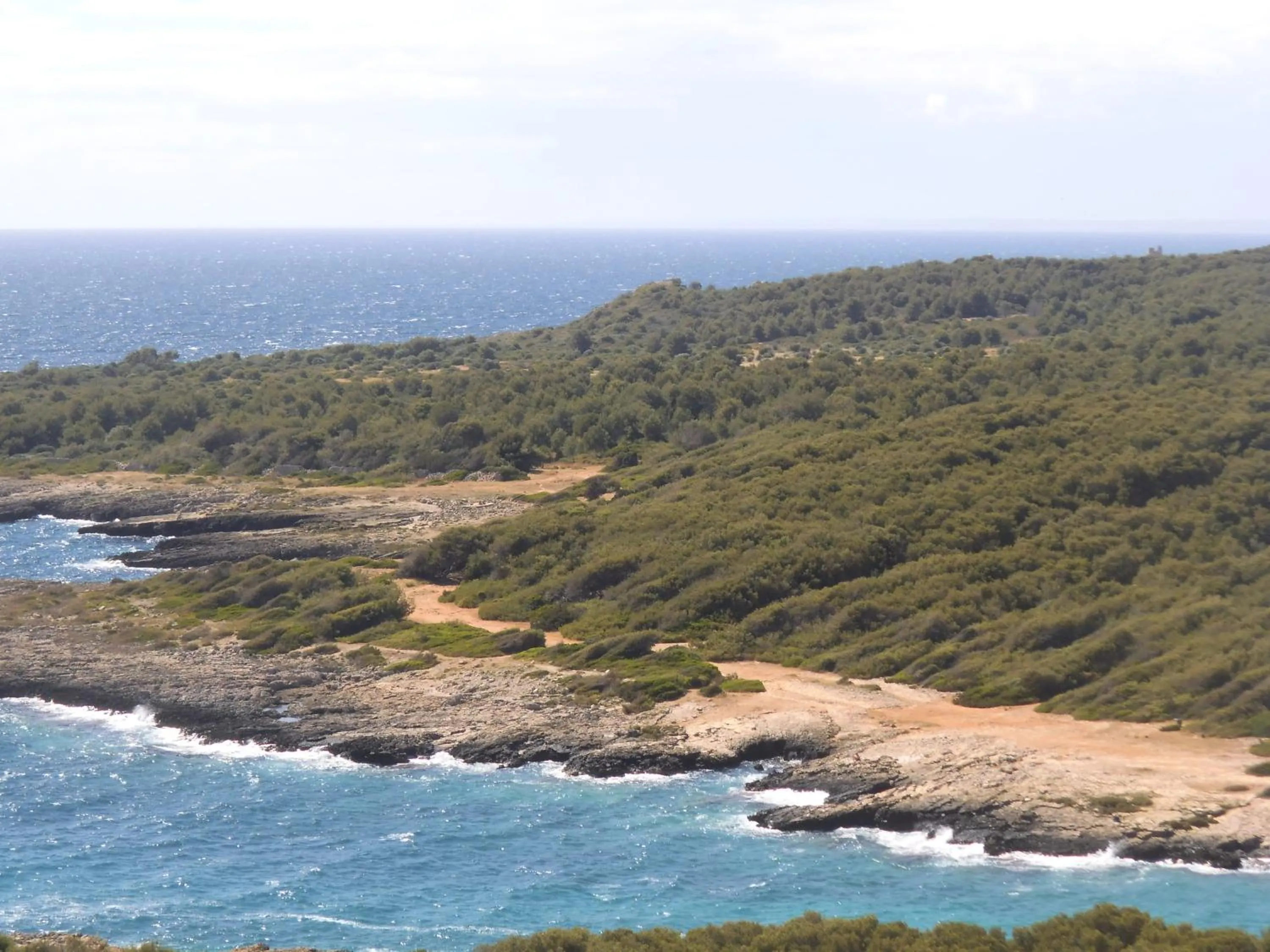 Natural landscape in Portoselvaggio Villa Martina