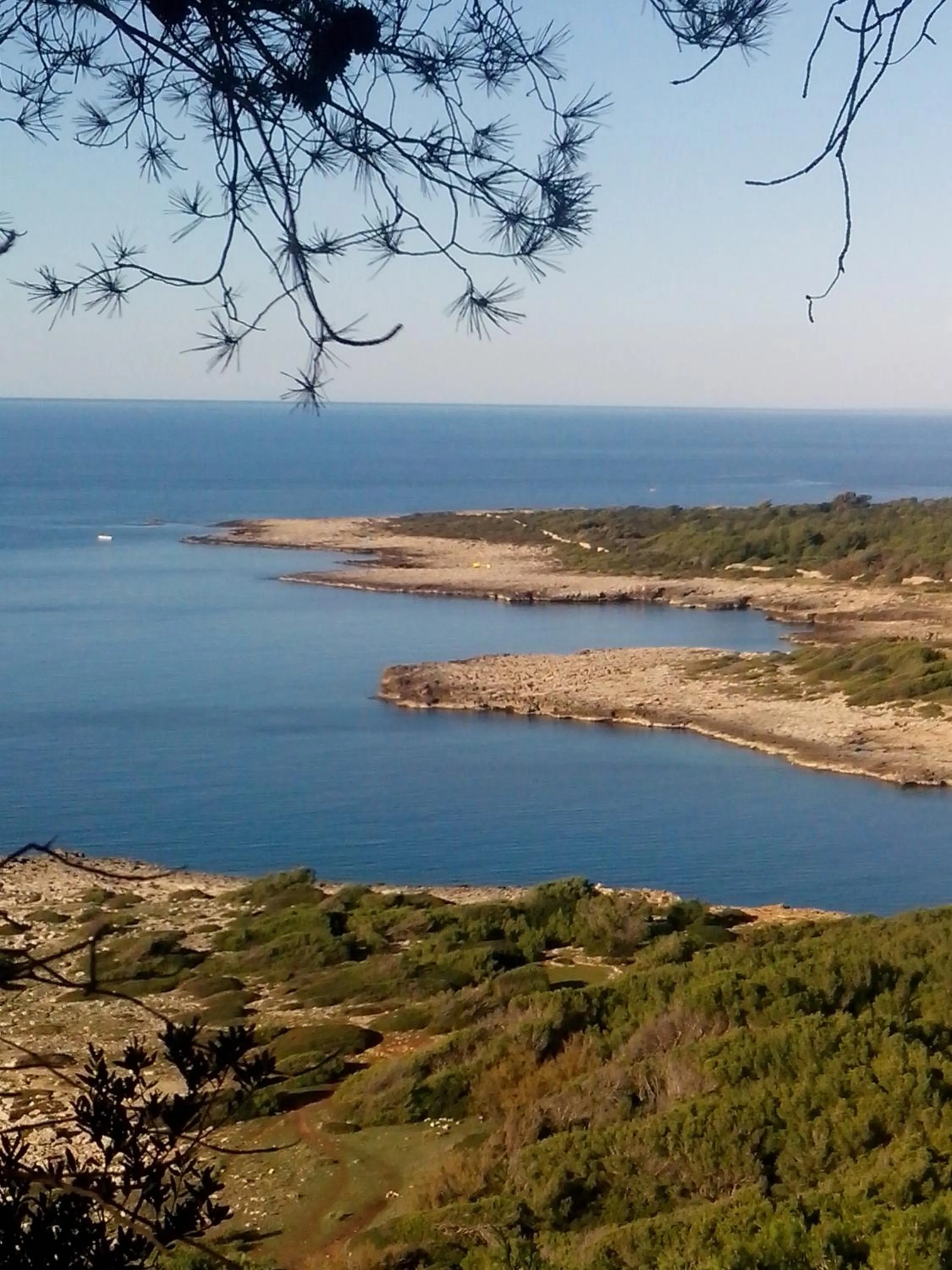 Natural landscape in Portoselvaggio Villa Martina