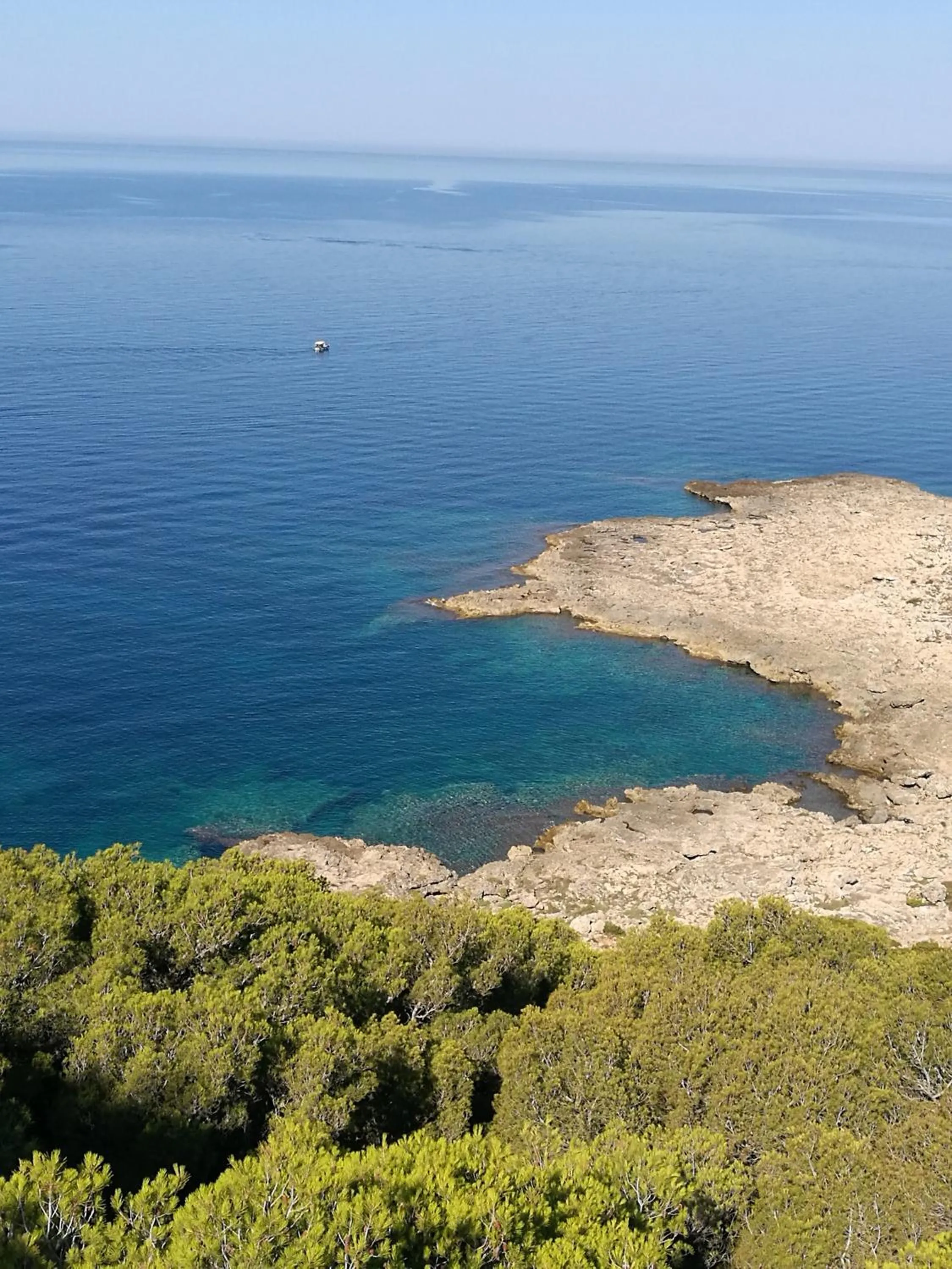 Natural landscape in Portoselvaggio Villa Martina
