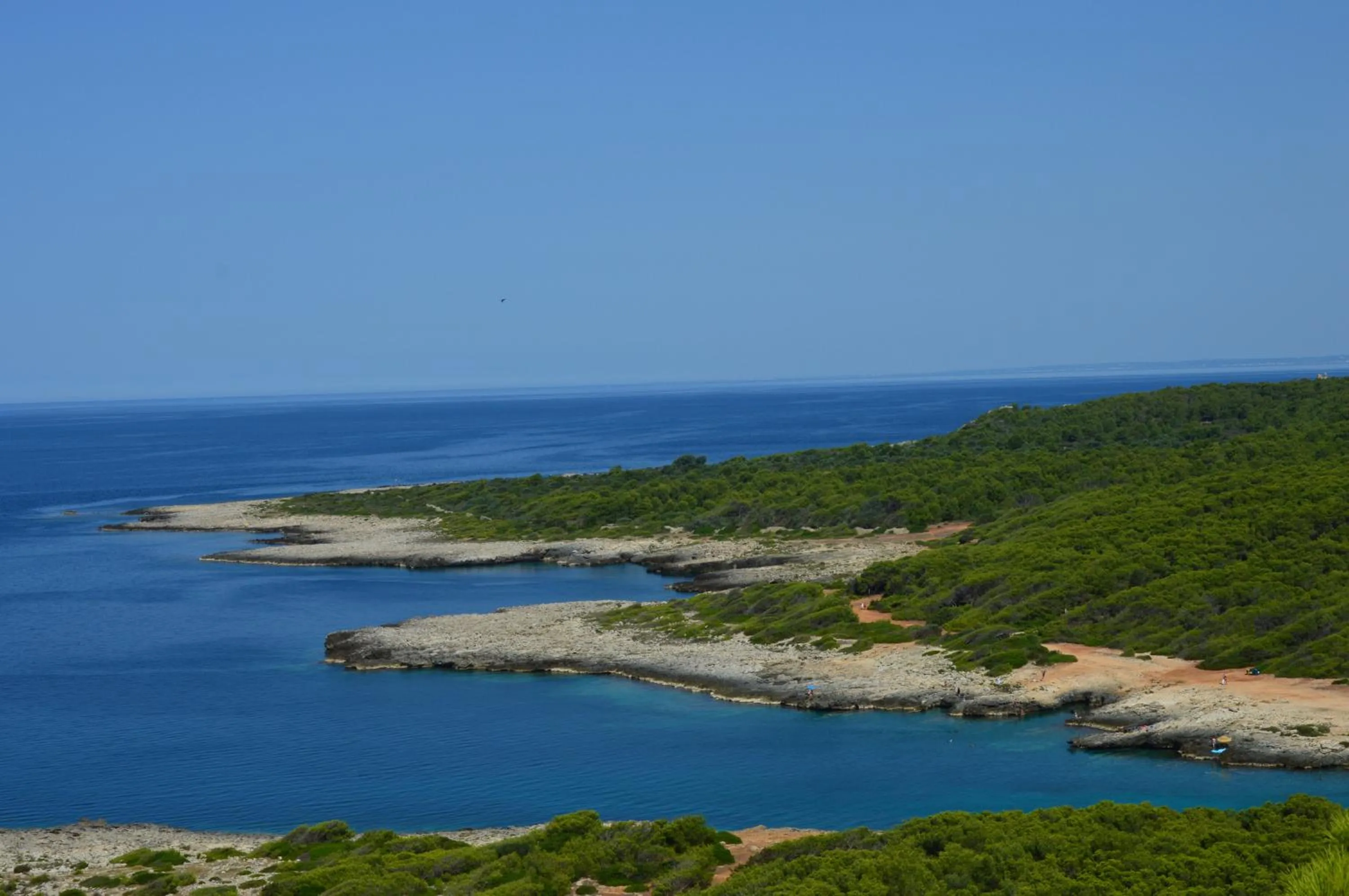 Natural landscape in Portoselvaggio Villa Martina